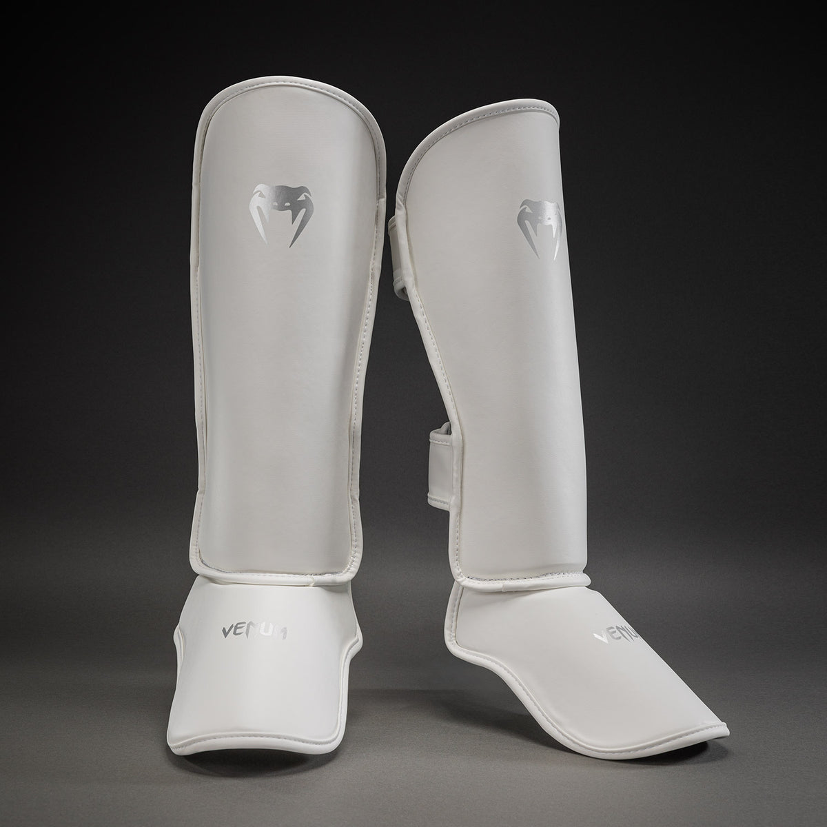 Venum Contender 1.5 Paratibie - Bianco/Argento