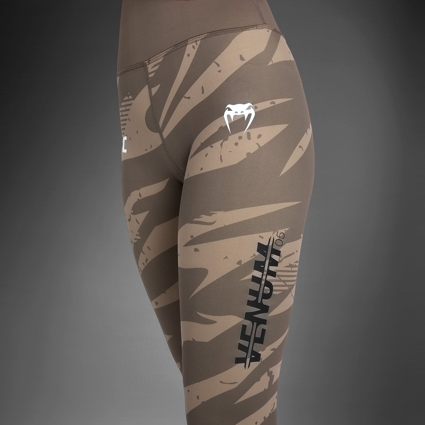 UFC Adrenaline by Venum Fight Week performance Leggings  - Desert Camo