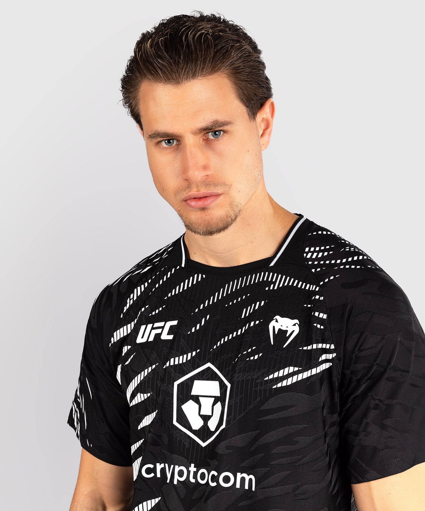 UFC Fusion by Venum Authentic Fight Night Maglietta da Gara per Uomo - Nero