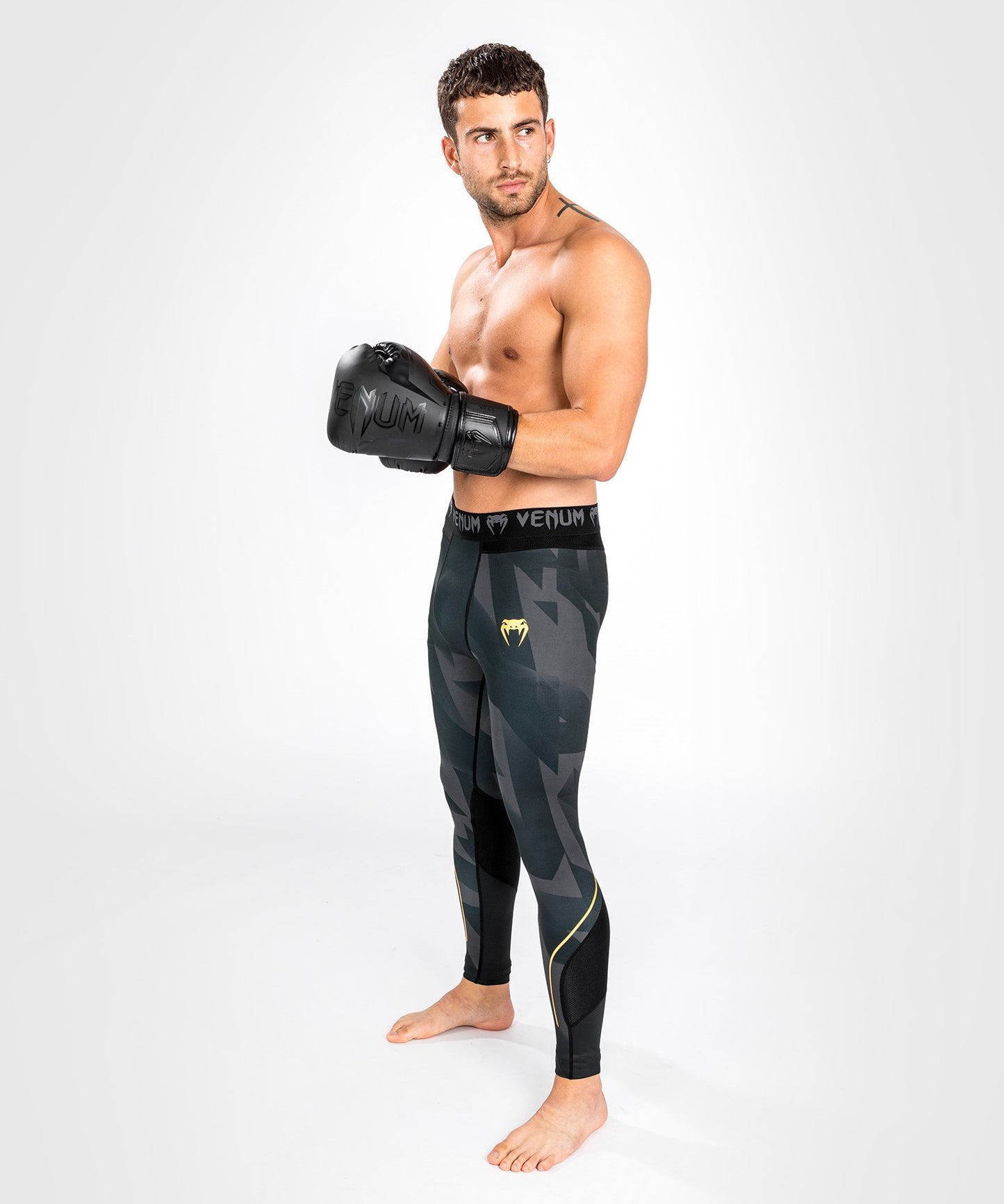 Pantaloni a compressione Venum Razor - Nero/Oro