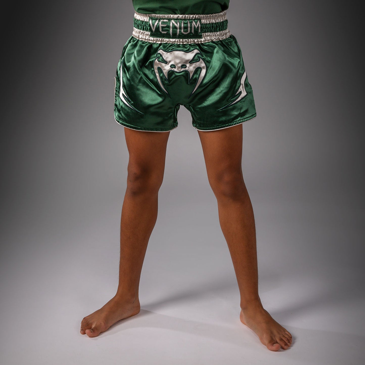 Venum Inferno Pantaloncini Muay Thaï – Verde Foresta/Avorio