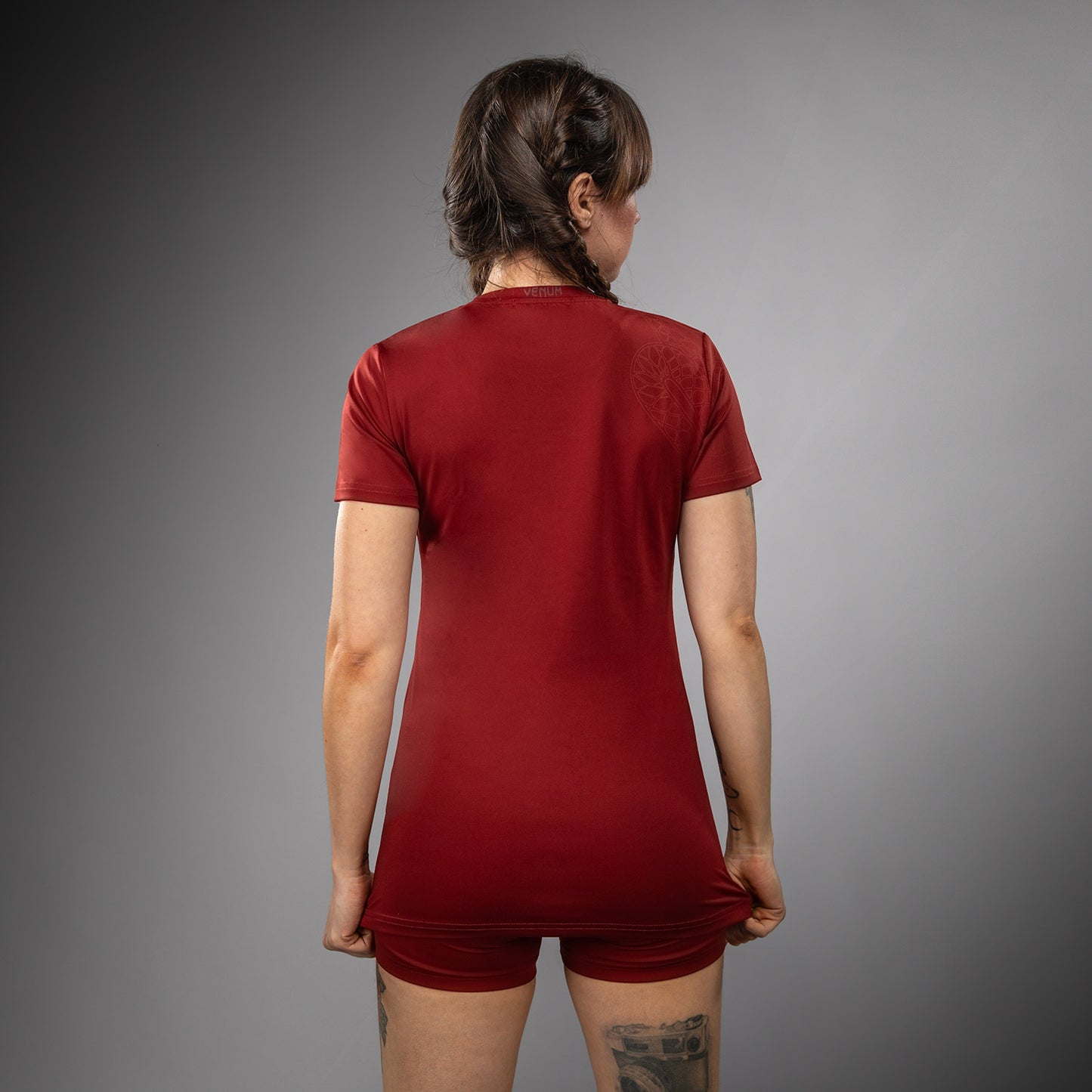 Venum Serpenti T-Shirt Dry-Tech Donna – Borgogna/Avorio