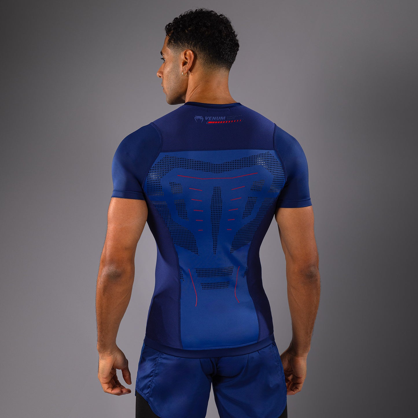 Venum Technical 3.0 Rashguard a Maniche Corte - Blu Notte