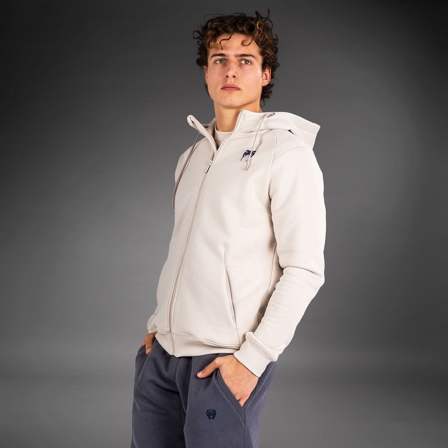 Venum Strikeland Felpa con cappuccio e zip intera - Grigio