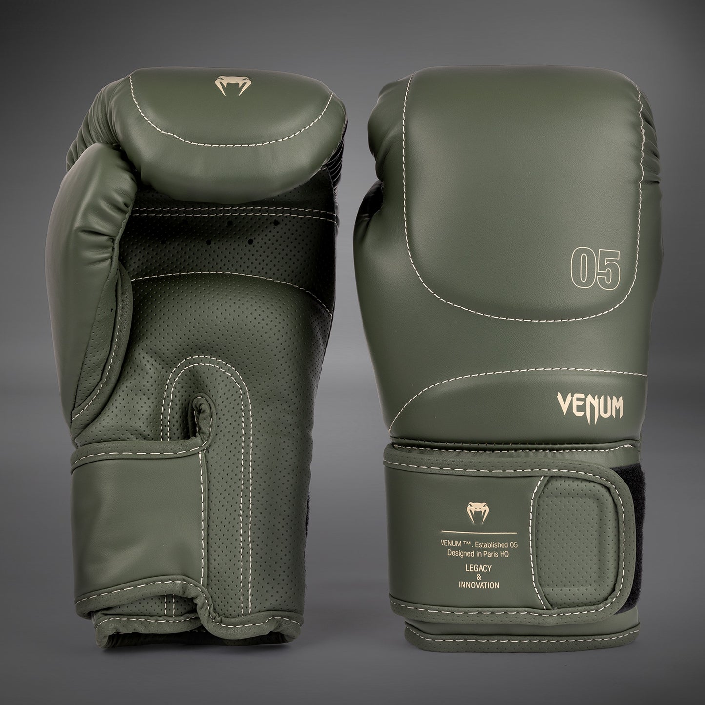 Venum Impact Evo Guanti da Boxe - Verde Militare