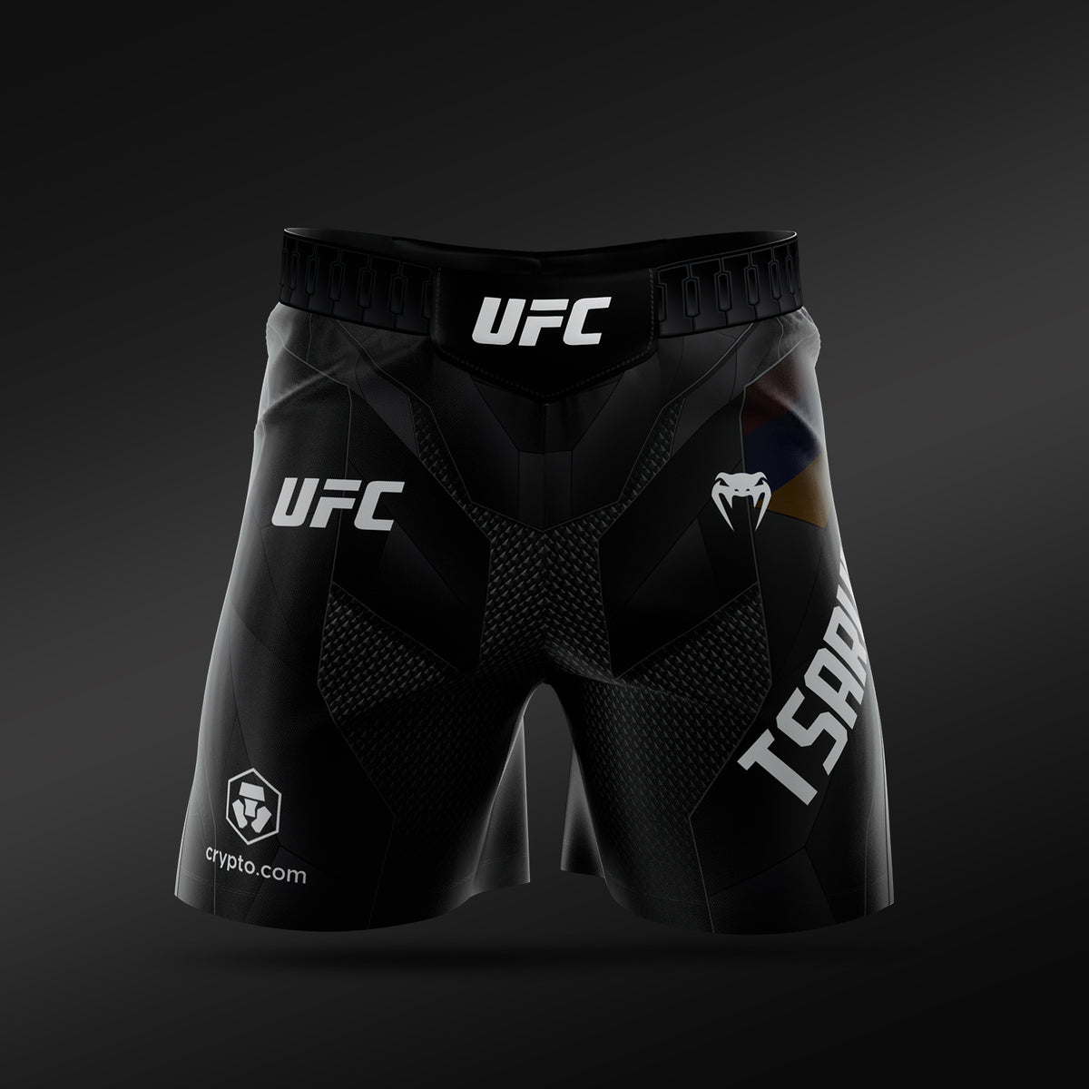 UFC Adrenaline Unrivaled by Venum Pantaloncini da combattimento uomo vestibilità corta Arman Tsarukyan - Nero