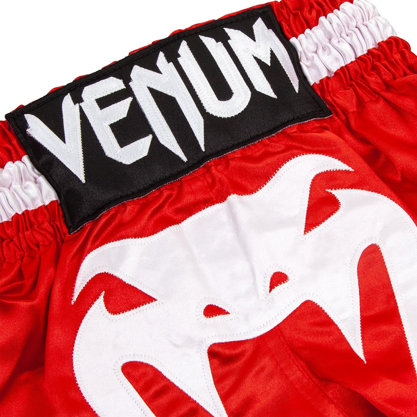 Pantaloncini Venum da Muay Thai Bambino - Rosso/Bianco