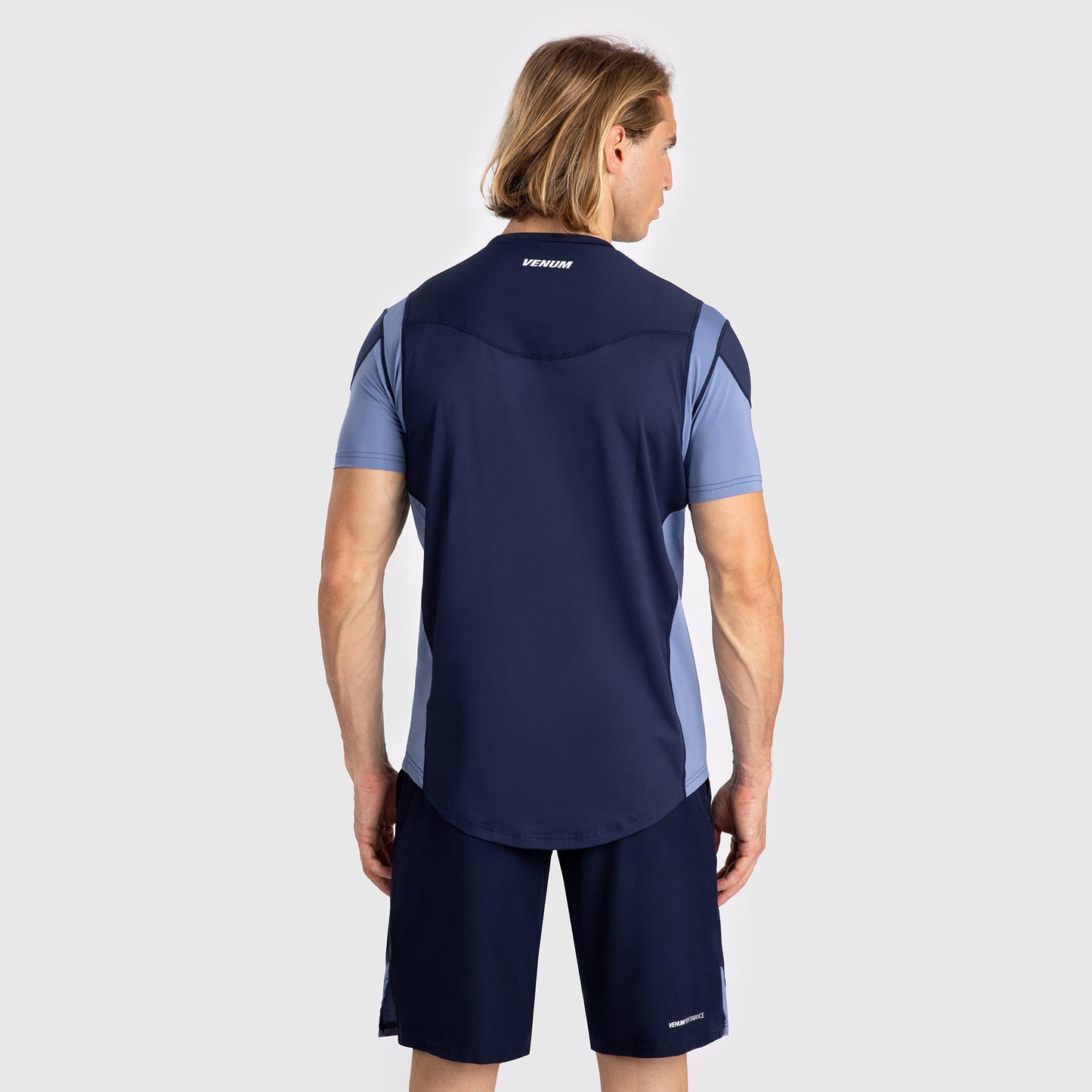 Venum Tempest Maglietta da Uomo Dry-Tech - Blu Navy/Blu
