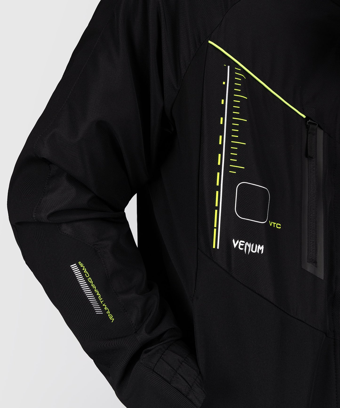 Venum Training Camp 4.0 Giacca da ginnastica - Nero/Verde chiaro
