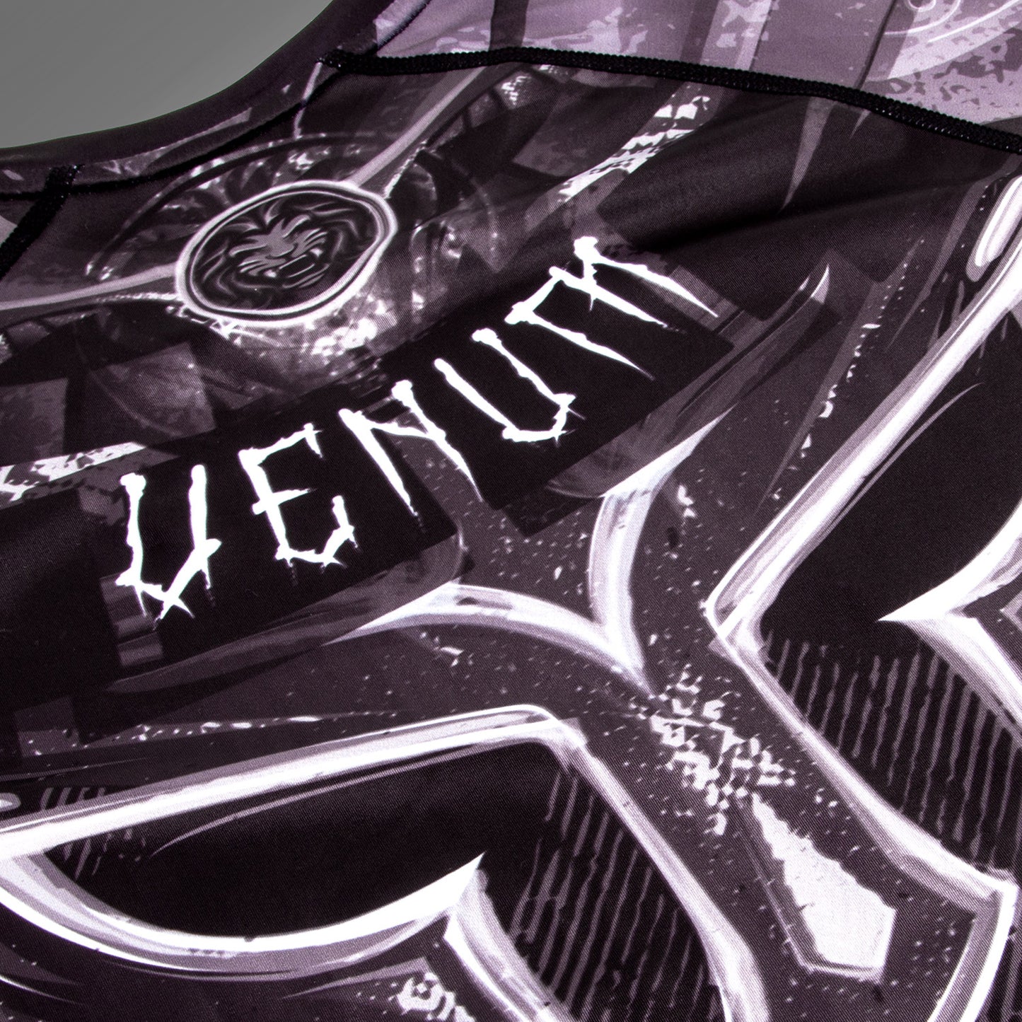 Venum Gladiator 3.0 Rashguard a maniche longhe - Nera/Bianca