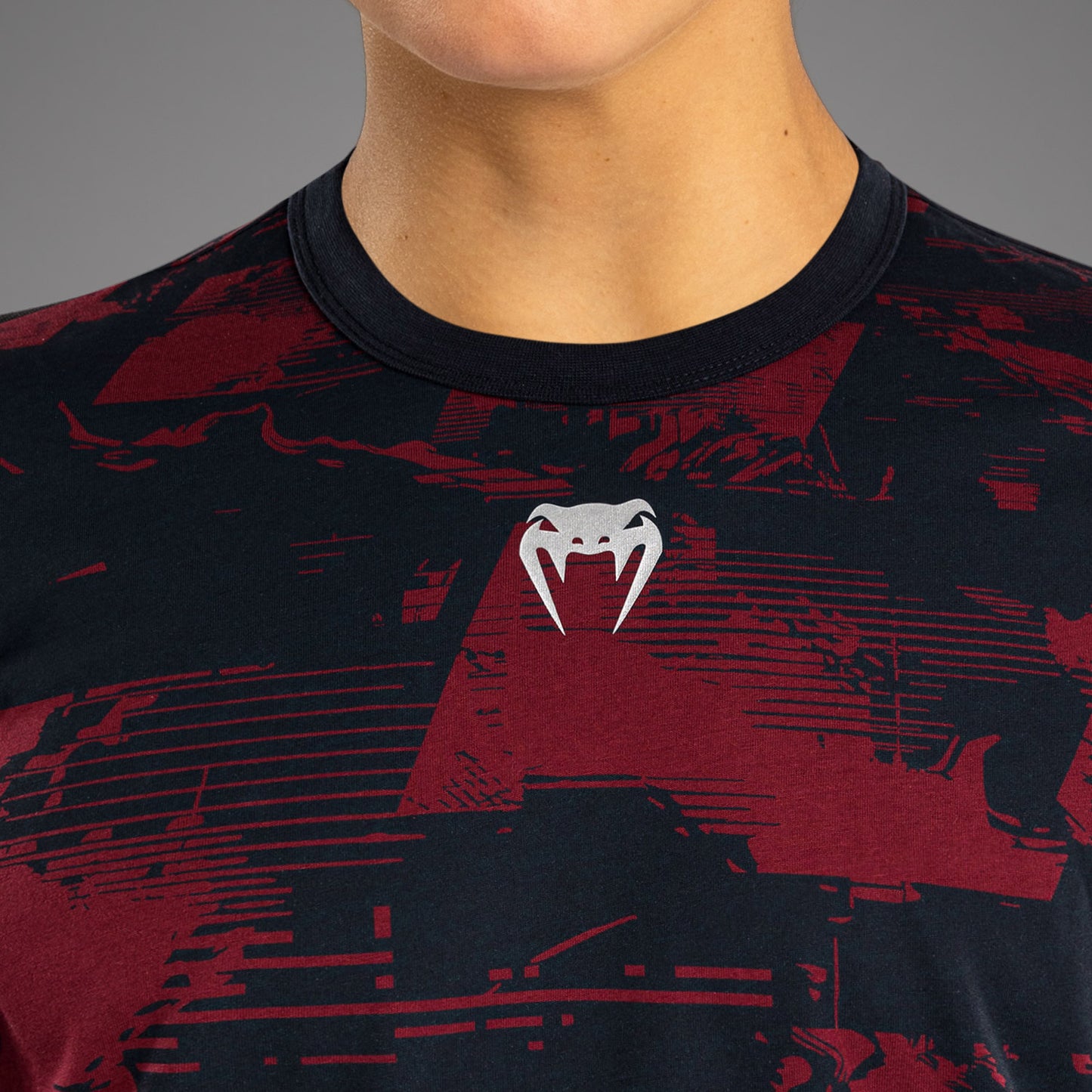 UFC Zenith by Venum Authentic Fight Week T-shirt maniche corte Donna - Blu navy/Bordeaux/Argento