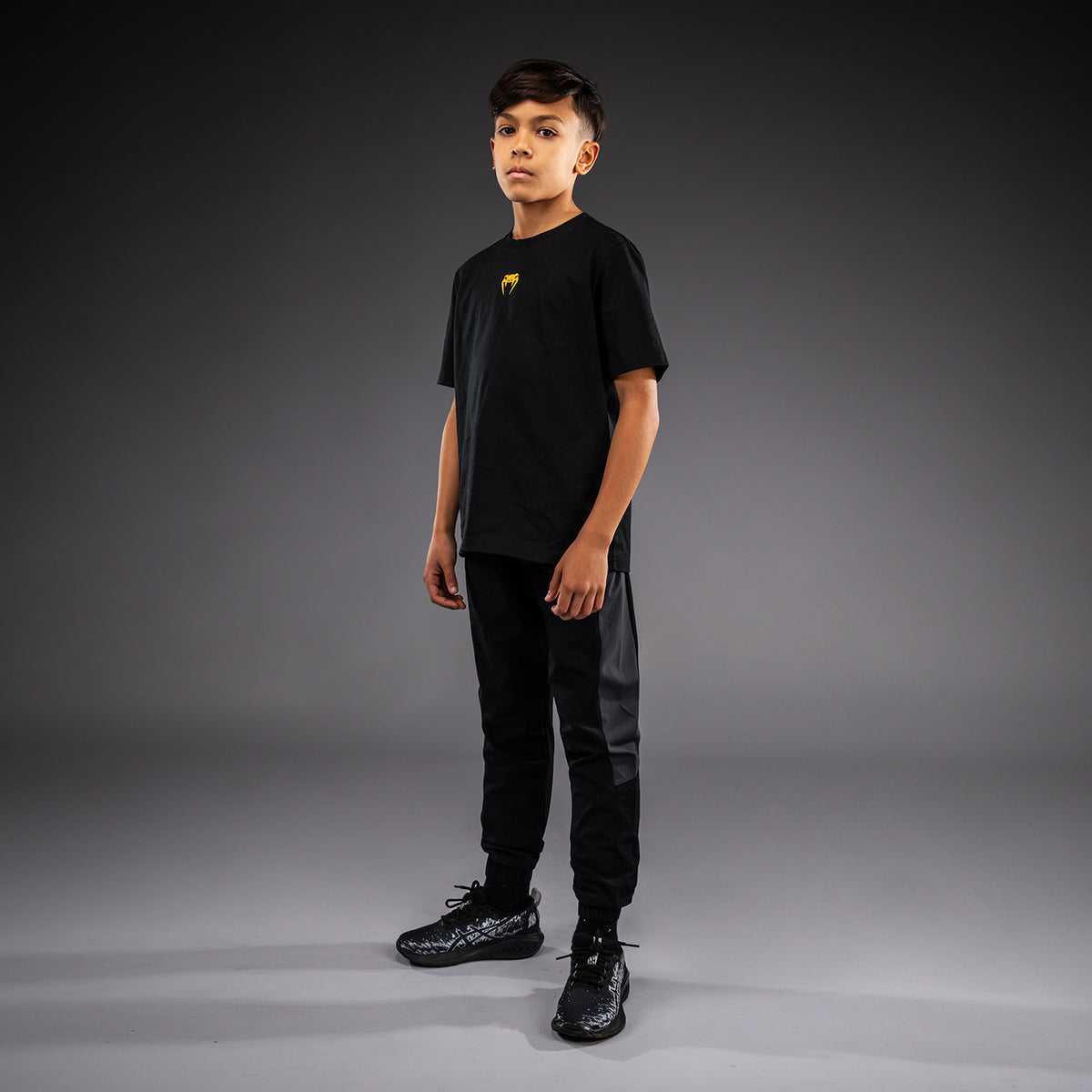 Venum Essential T-shirt in cotone per bambini - Nero/Oro