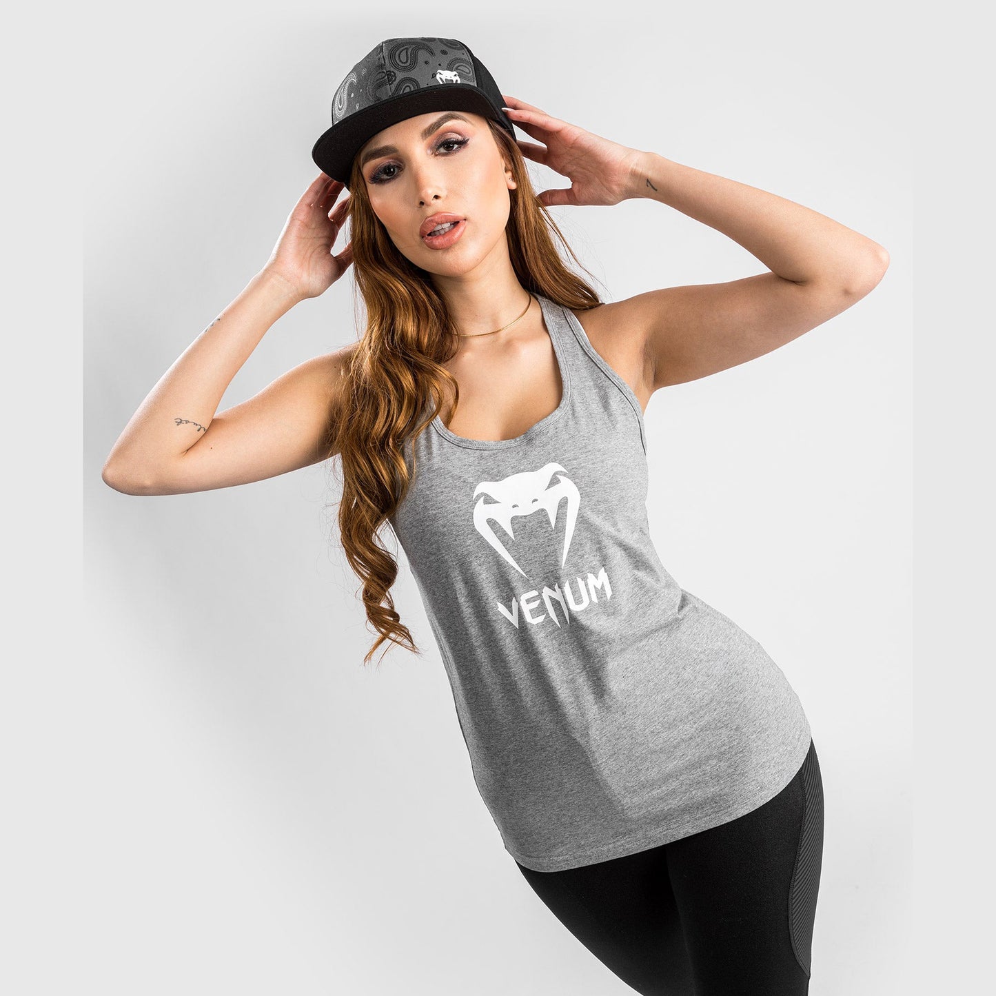 Canotta Venum Classic - Per donna - Grigio Mélange Chiaro