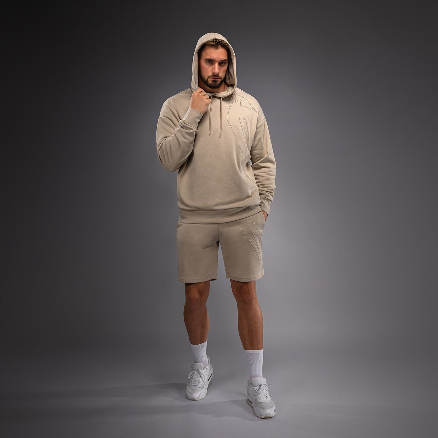 Venum Giant 3D Felpa con Cappuccio – Beige Chiaro
