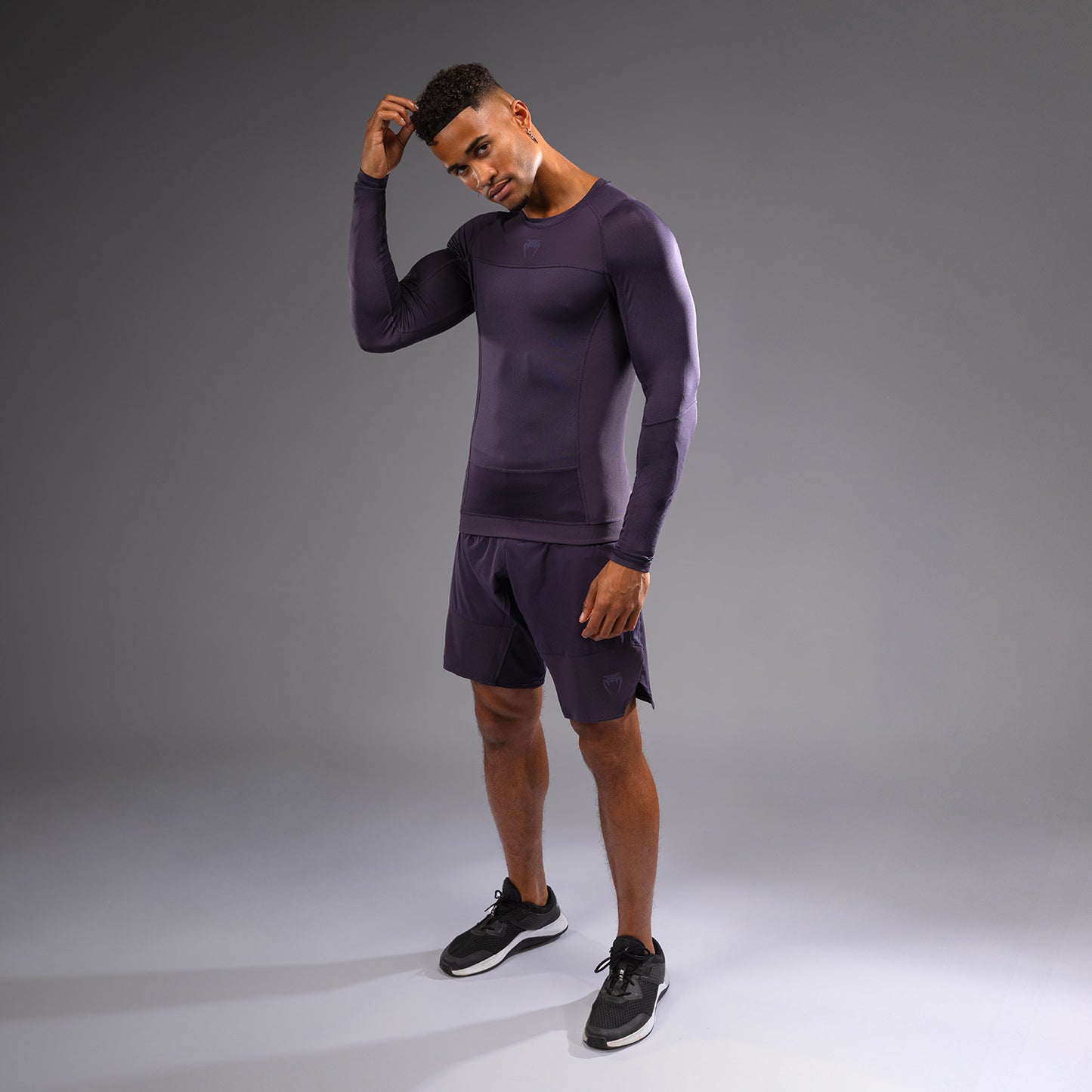 Venum G-Fit Air Rashguard a maniche Lunghe - Viola Scuro