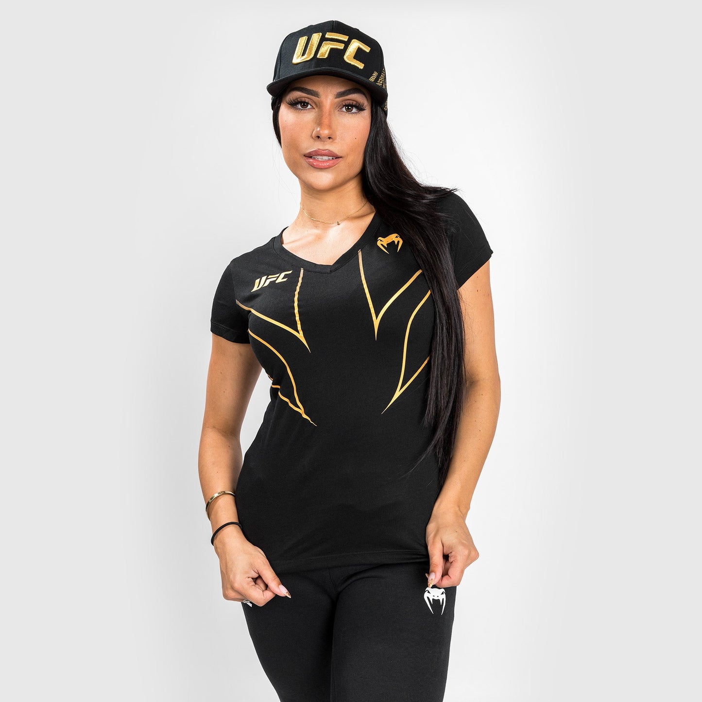 Maglietta UFC Venum Fight Night 2.0 Replica Donna - Champion