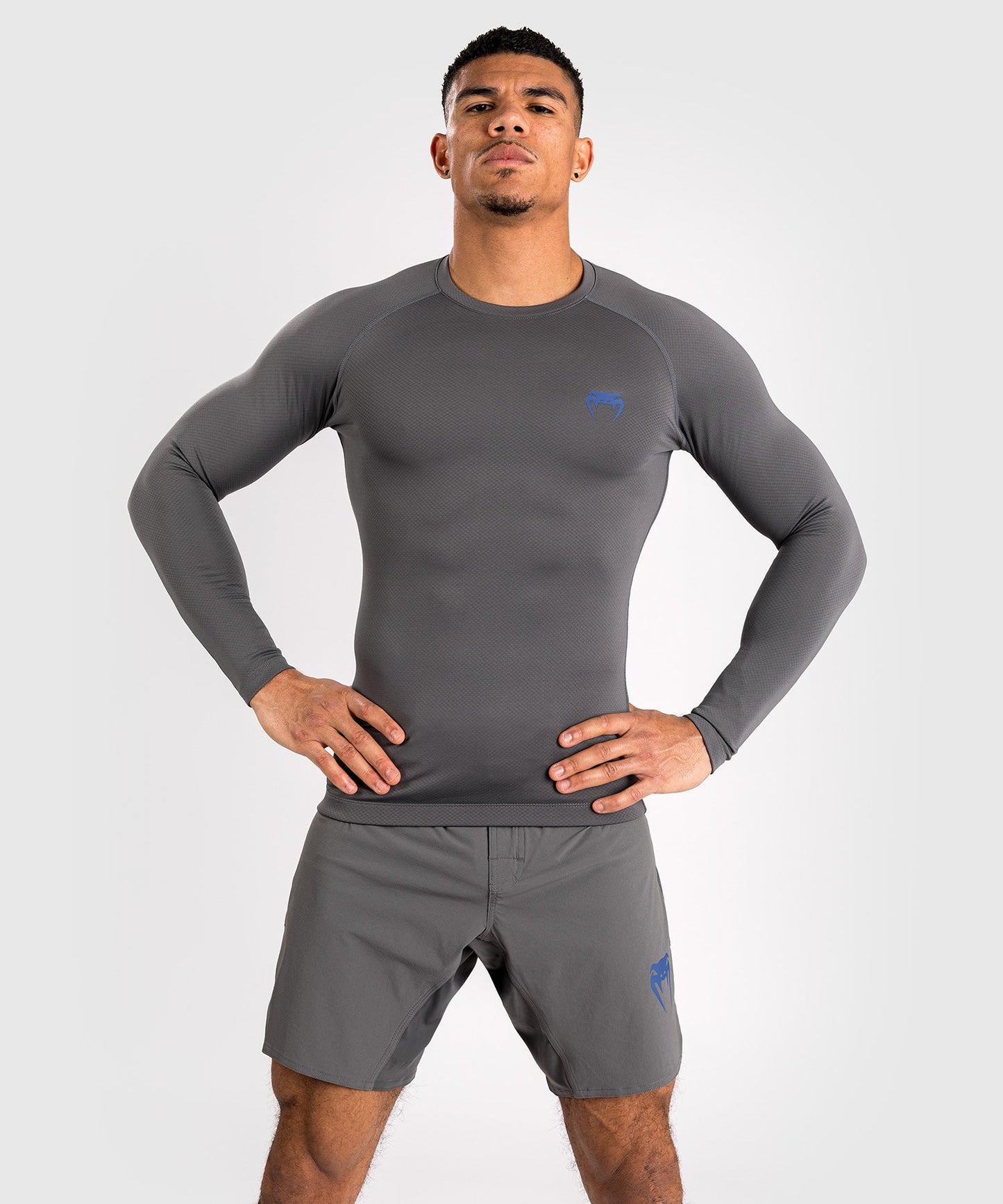 Venum Contender Rashguard a maniche lunghe da uomo - Grigio