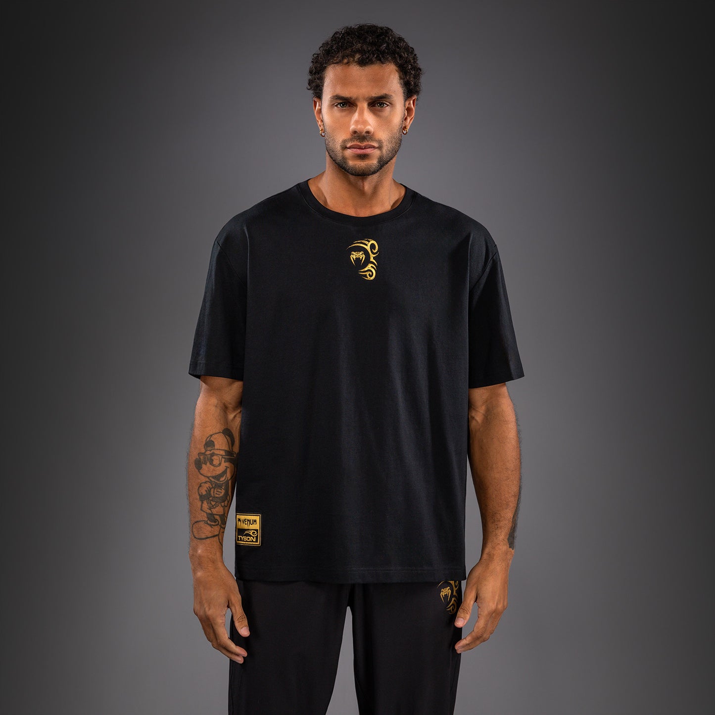 Venum x Mike Tyson Tiger Maglietta - Nero/Oro
