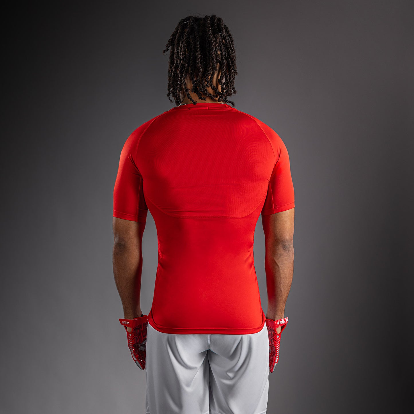 Venum Lineup Maglietta a Compressione a Maniche Corte - Rosso/Bianco