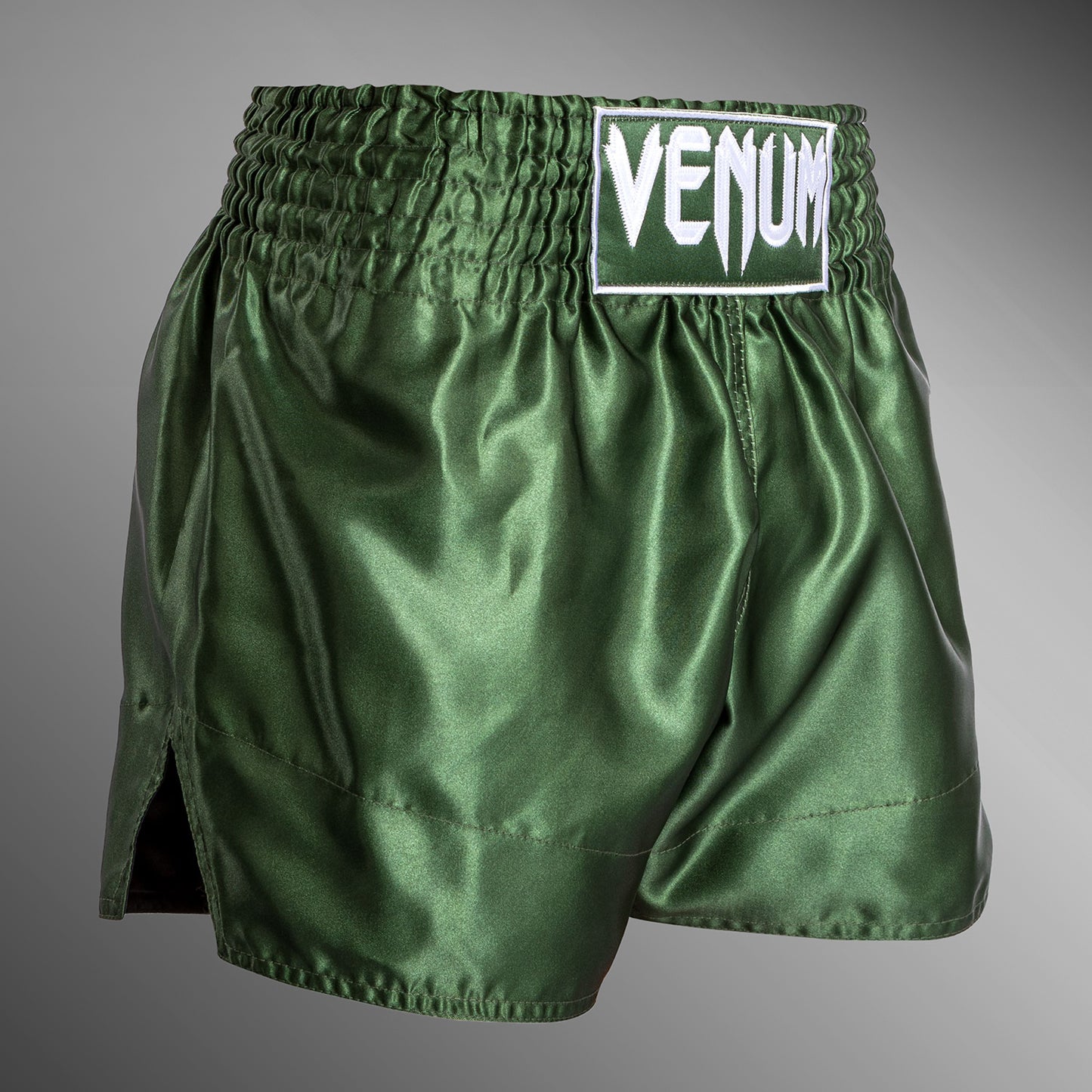 Venum Classic Pantaloncini da Muay Thaï - Khaki/Bianco
