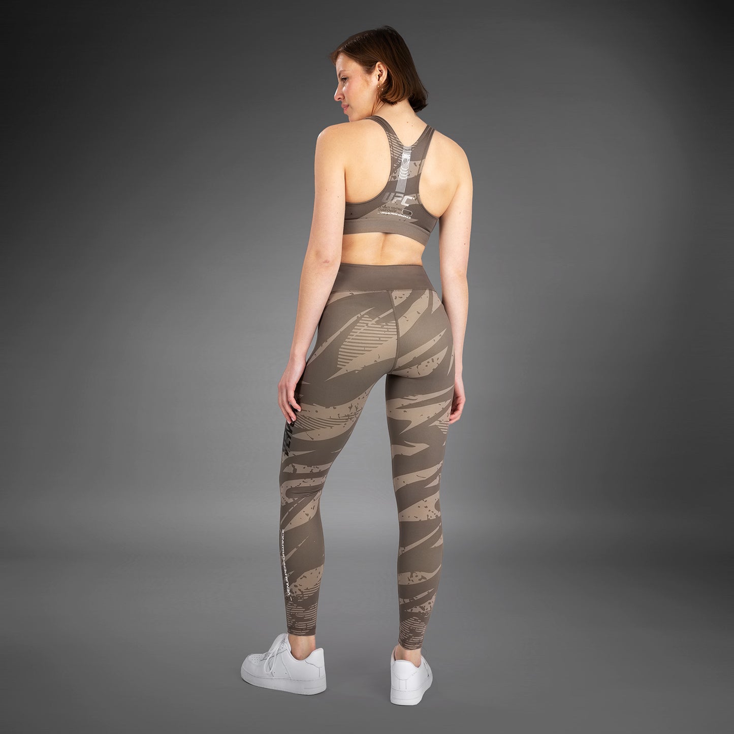 UFC Adrenaline by Venum Fight Week performance Leggings  - Desert Camo