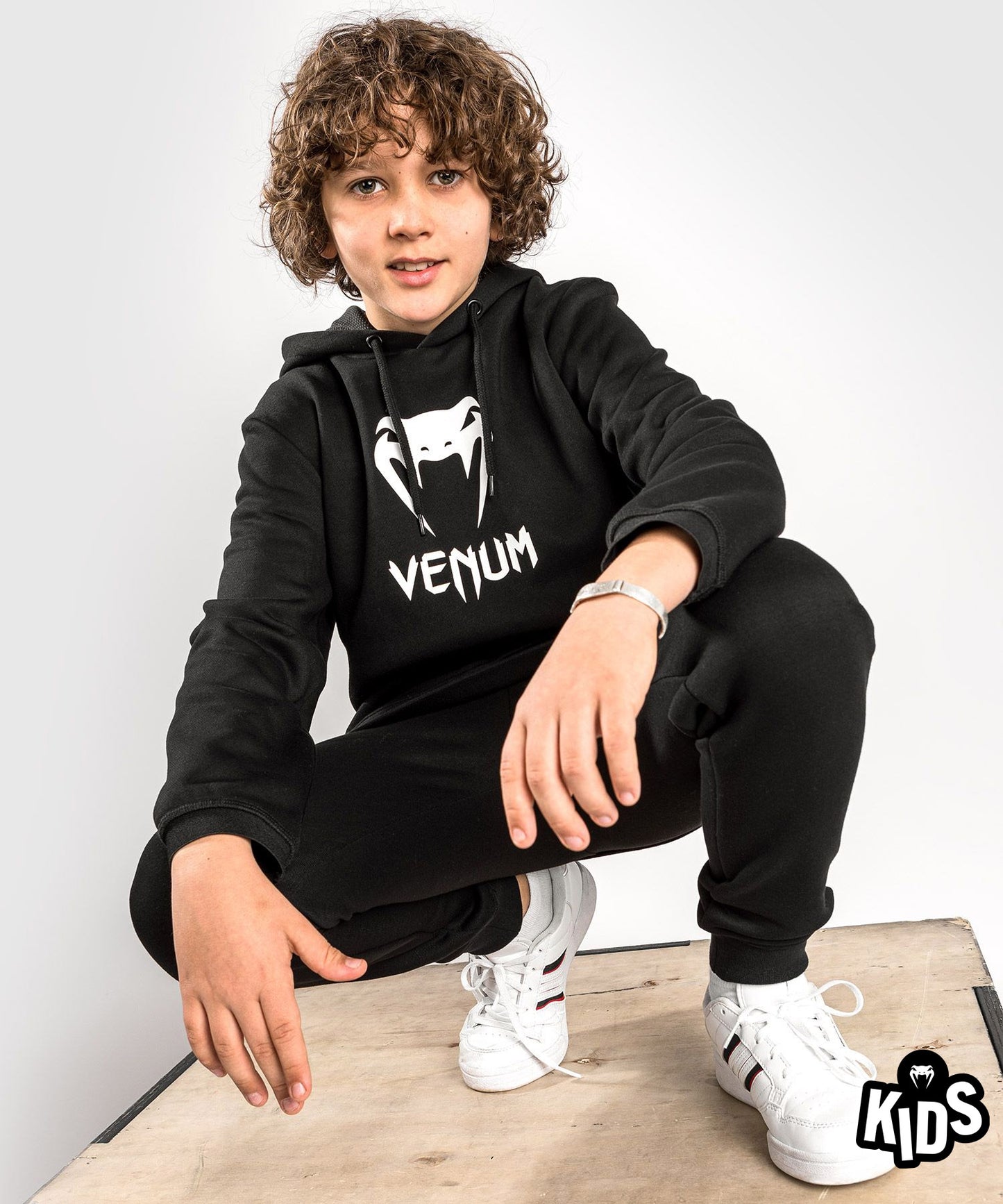 Felpa con cappuccio Venum Classic - Per bambini - Nero