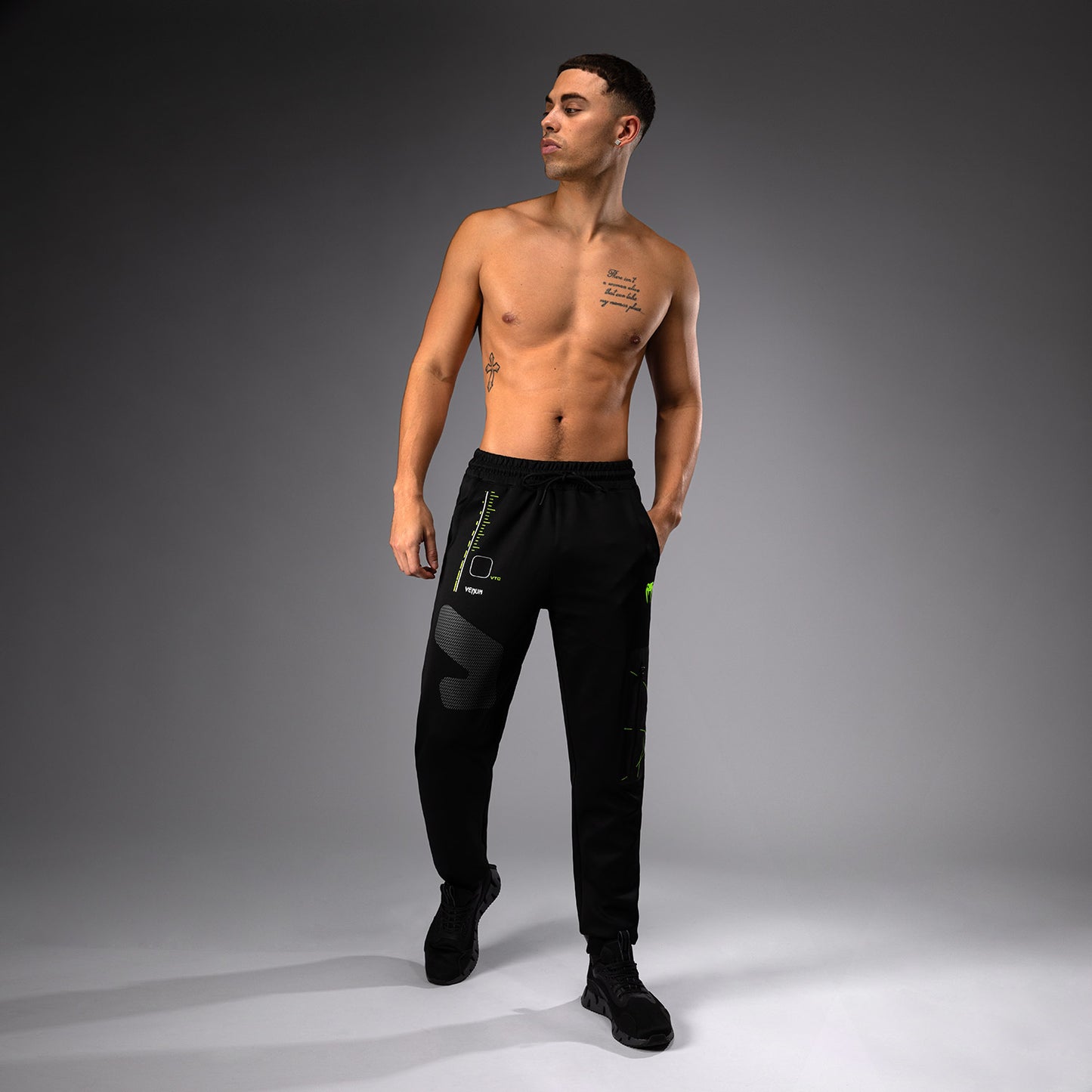 Venum Training Camp 4.0 Joggers - Nero/Neon Green