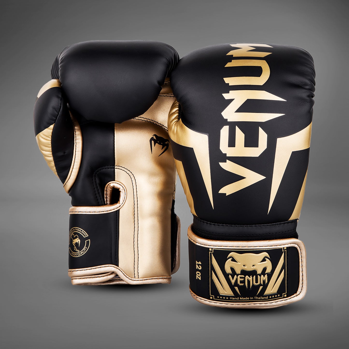 Guantoni da boxe Venum Elite - Nero/Oro