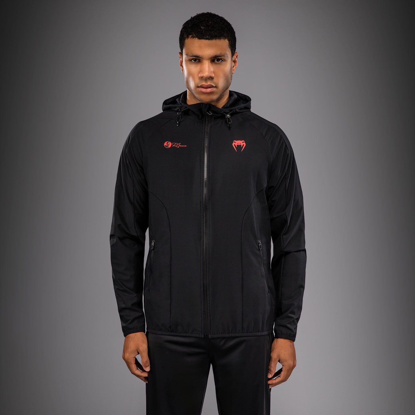 Venum x Roger Gracie Signature Giacca da Allenamento - Nero/Rosso