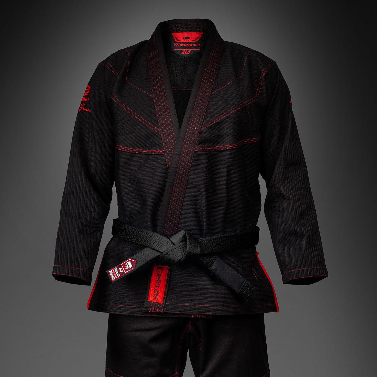 Venum x Roger Gracie Signature Kimono BJJ - Nero/Rosso