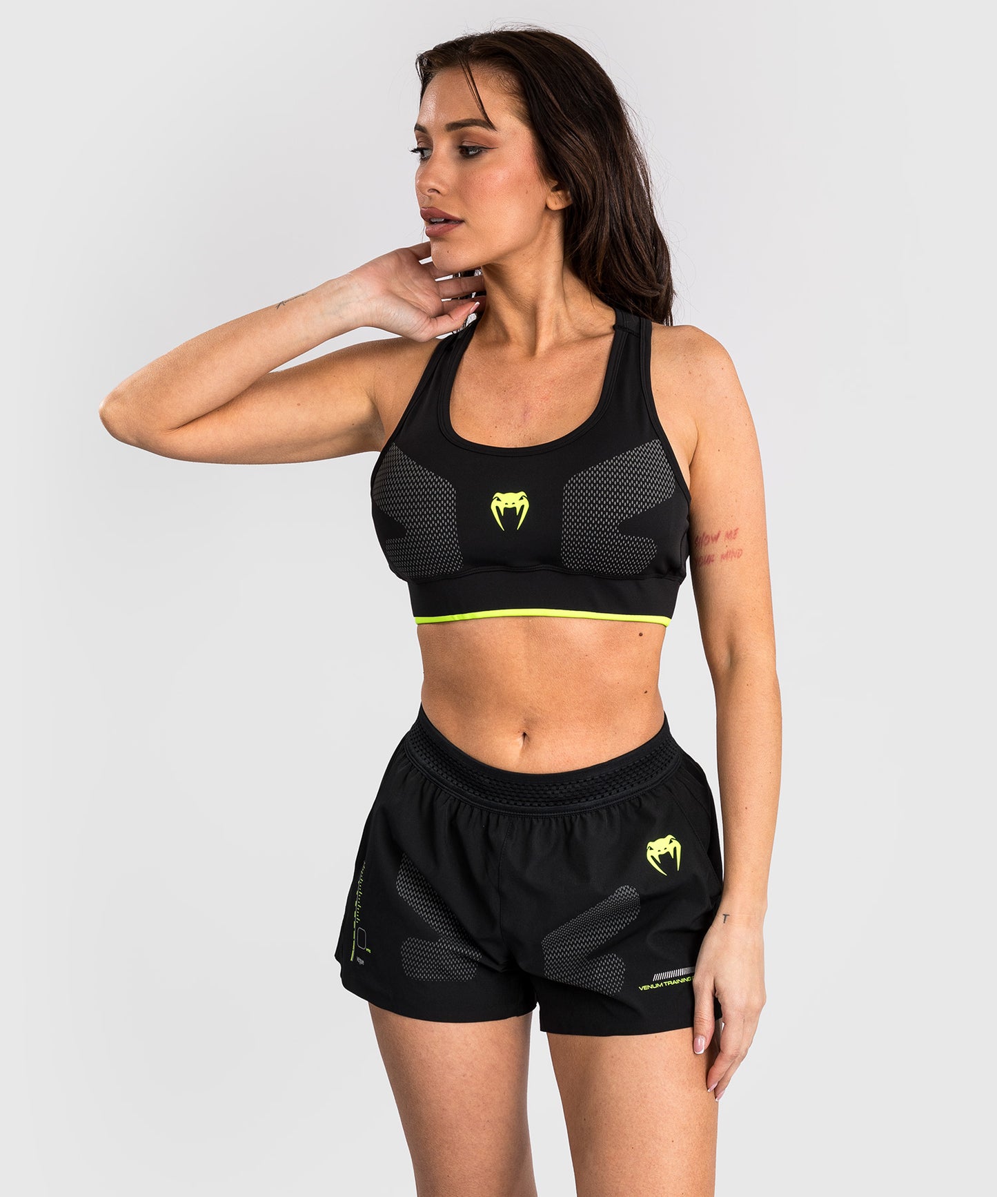 Venum Training Camp 4.0 Reggiseno sportivo - Nero/Verde chiaro