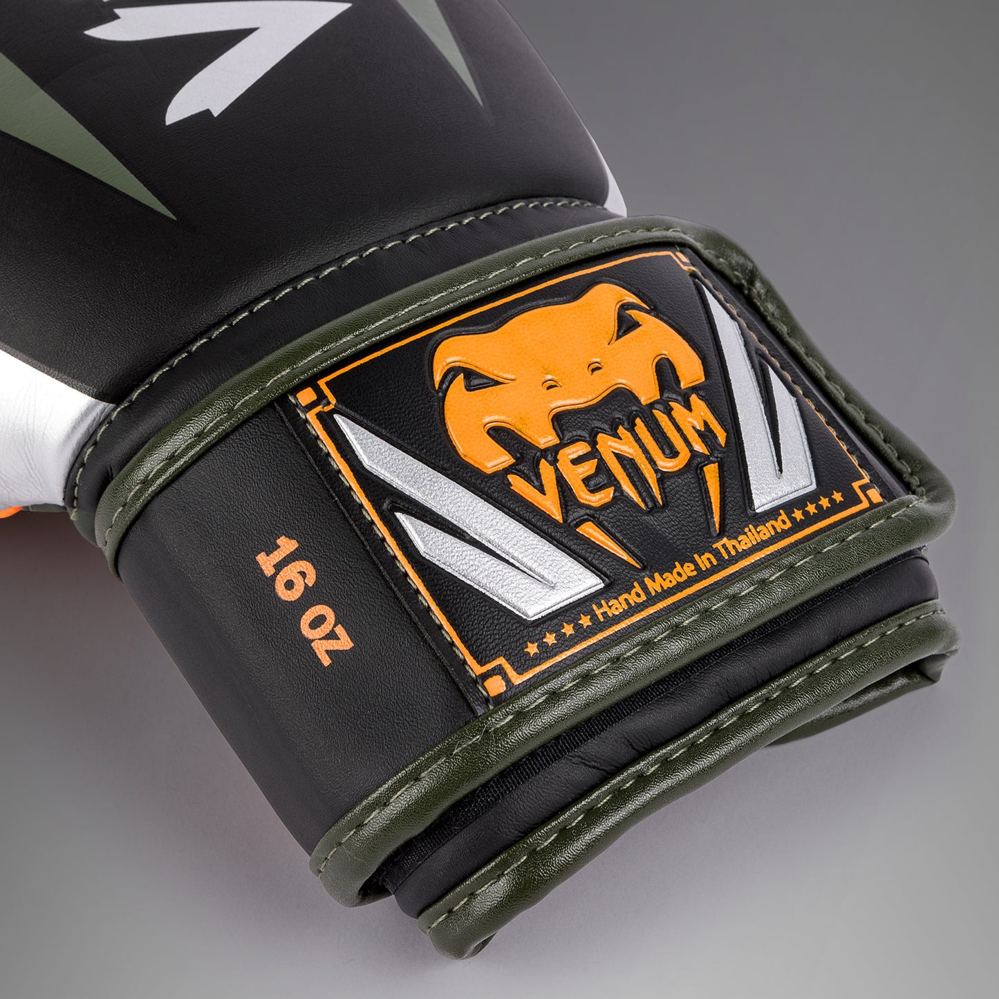 Venum Elite Guantoni da boxe - Nero/Argento/Kaki