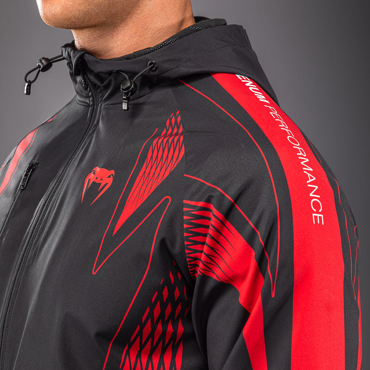 Venum Amazonia Reborn Giacca da tuta - Nero/Rosso