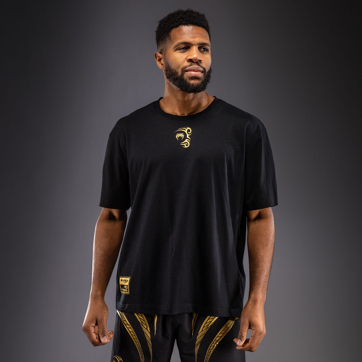 Venum x Mike Tyson Tiger Maglietta - Nero/Oro