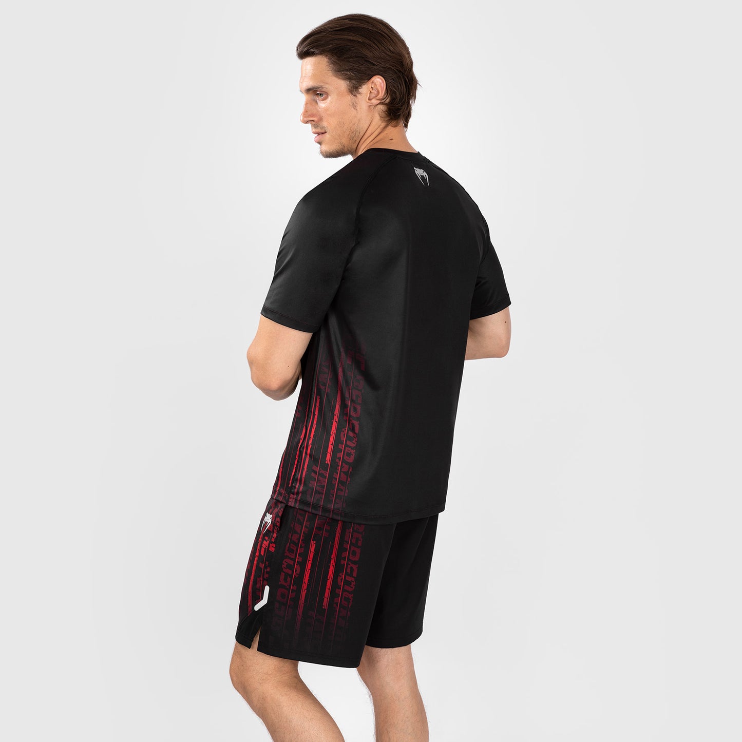 Camicia UFC Venum Performance Institute 2.0 Camicia Dry-Tech da Uomo - Nero/Rosso
