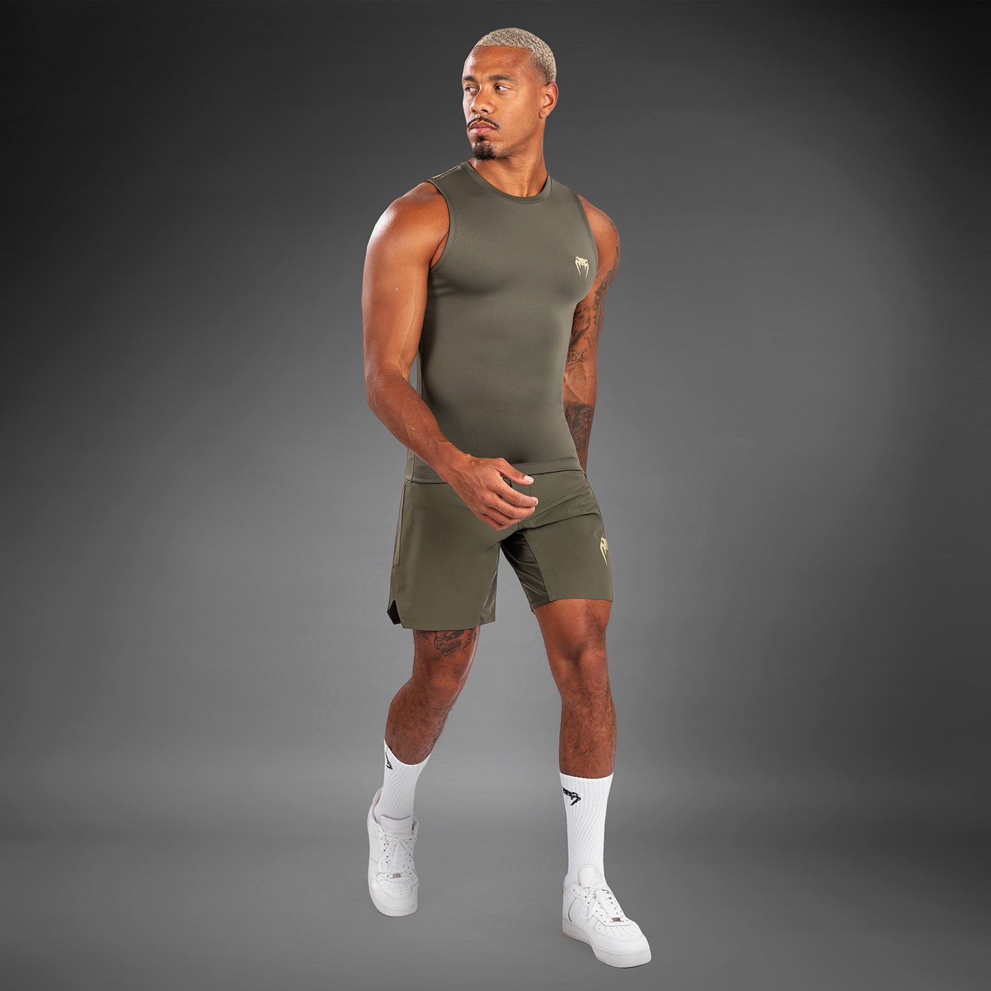 Venum Contender Rashguard senza maniche - Cachi