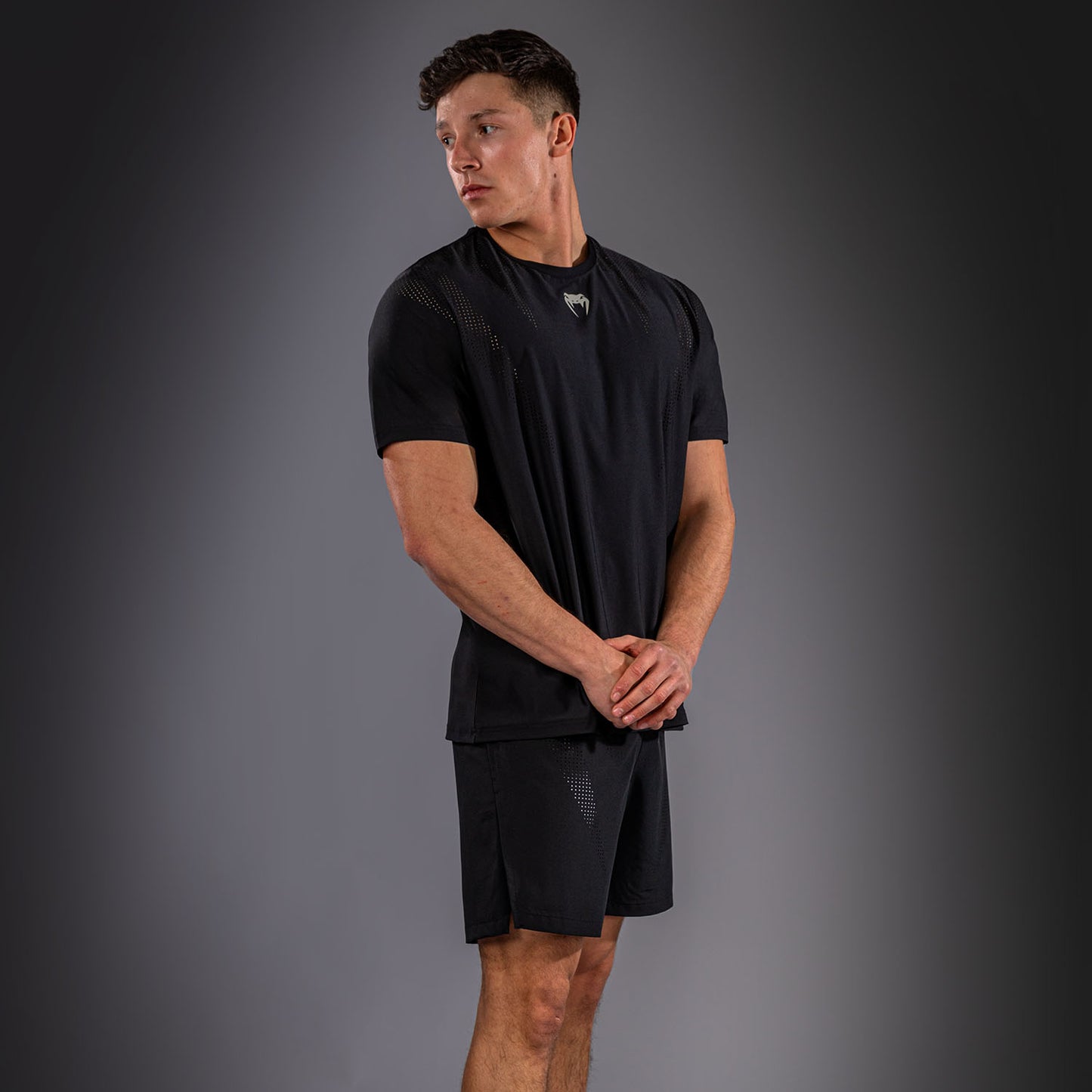 Venum Lazer Maglietta Dry Tech - Nero/Grigio