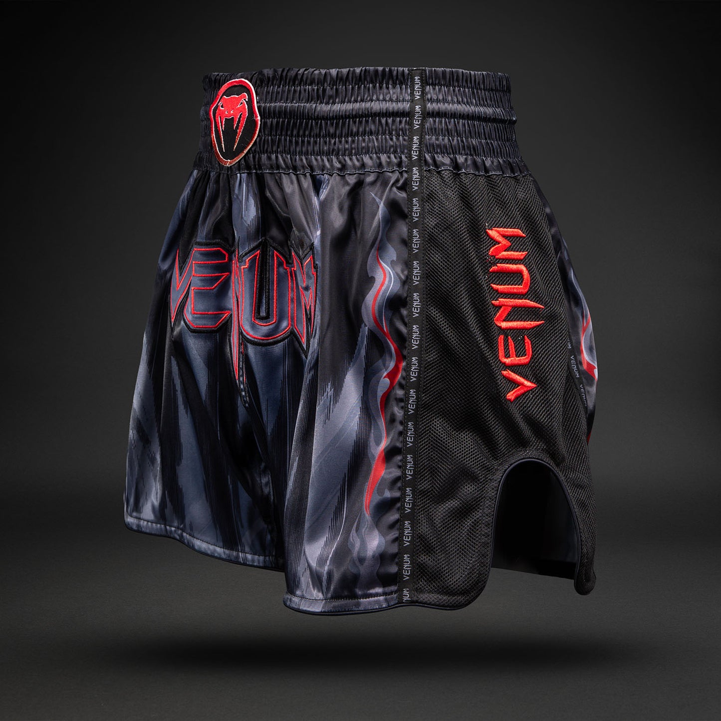Venum Demon Pantaloncini da Muay Thai - Nero/Grigio