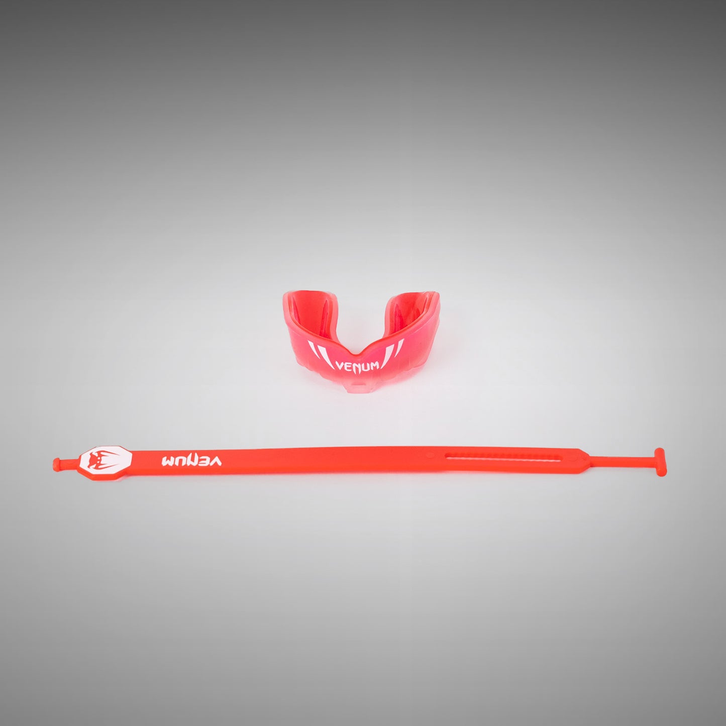 Venum Challenger Paradenti per Bambini con cinghia/senza cinghia - Rosso Trasparente