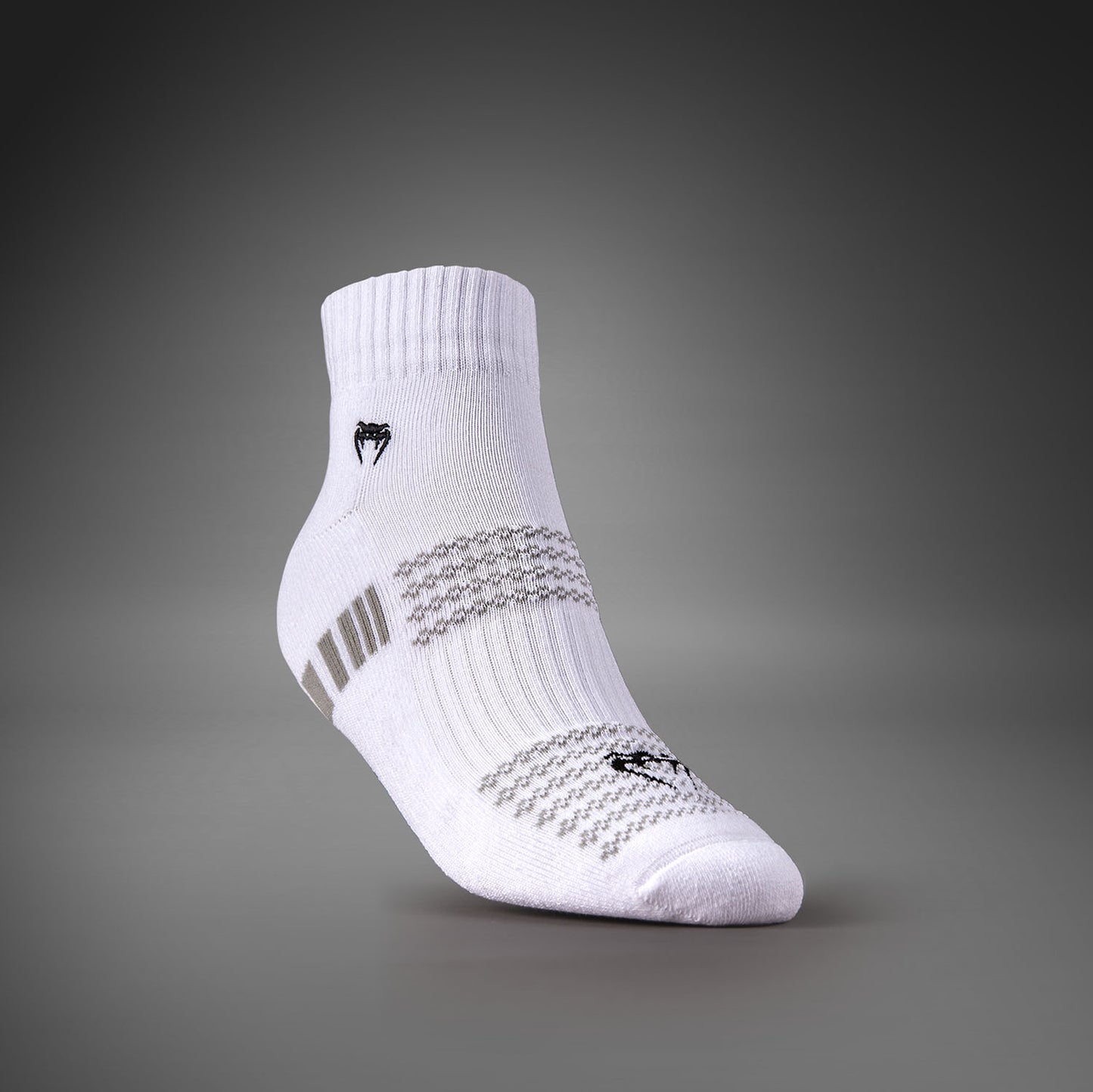 Venum Vector Calze Caviglia 3 Pezzi - Bianco/Grigio