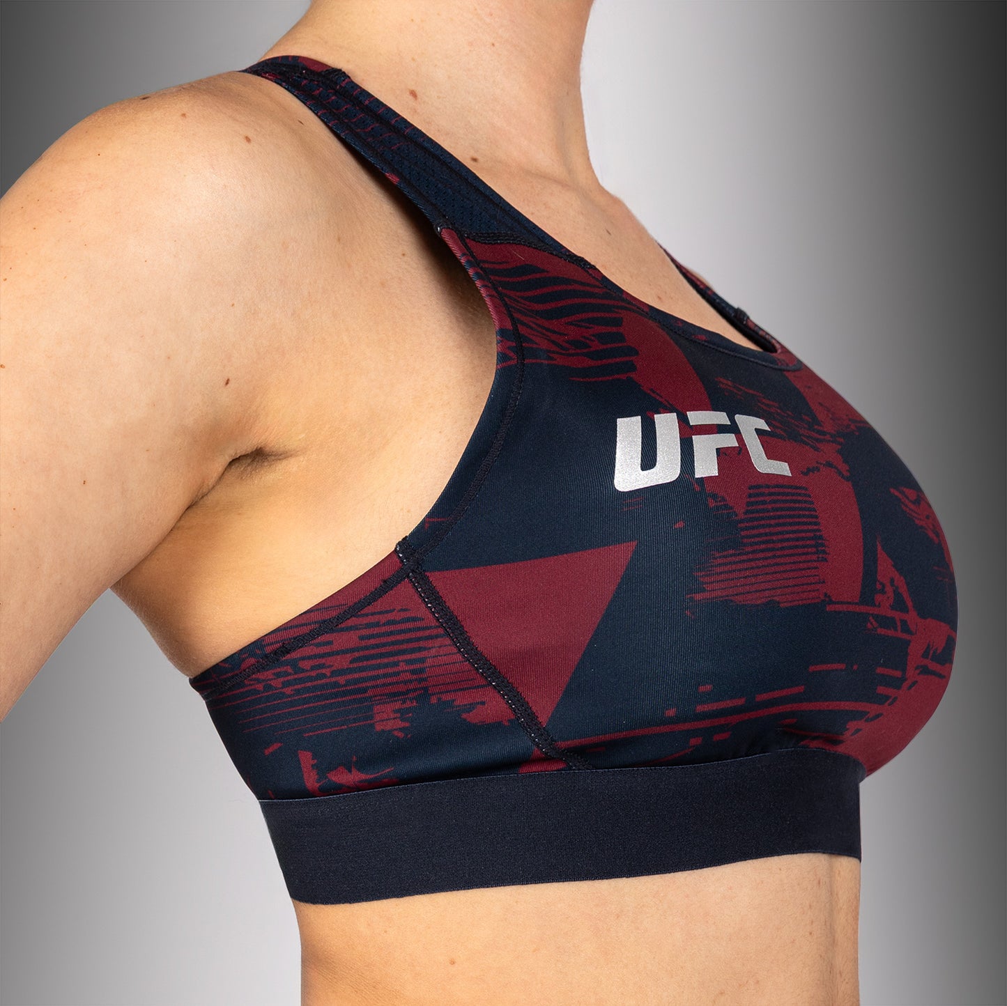 UFC Zenith by Venum Authentic Fight Week Reggiseno sportivo Donna - Blu navy/Bordeaux/Argento