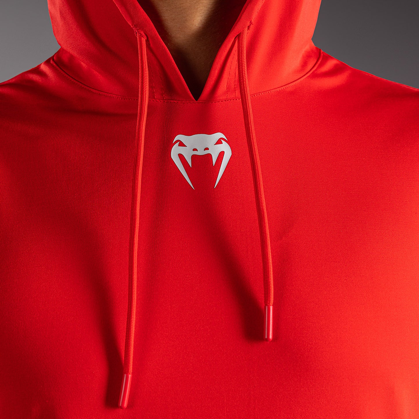 Venum Elite Felpa con Cappuccio Senza Maniche Dry Tech - Rosso