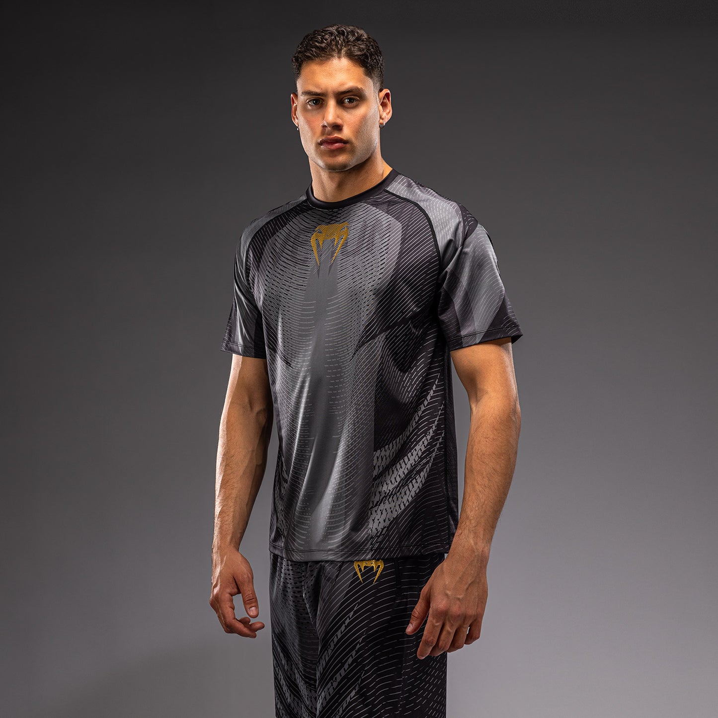 Venum Galactic 3.0 Maglietta Dry Tech - Nero/Oro
