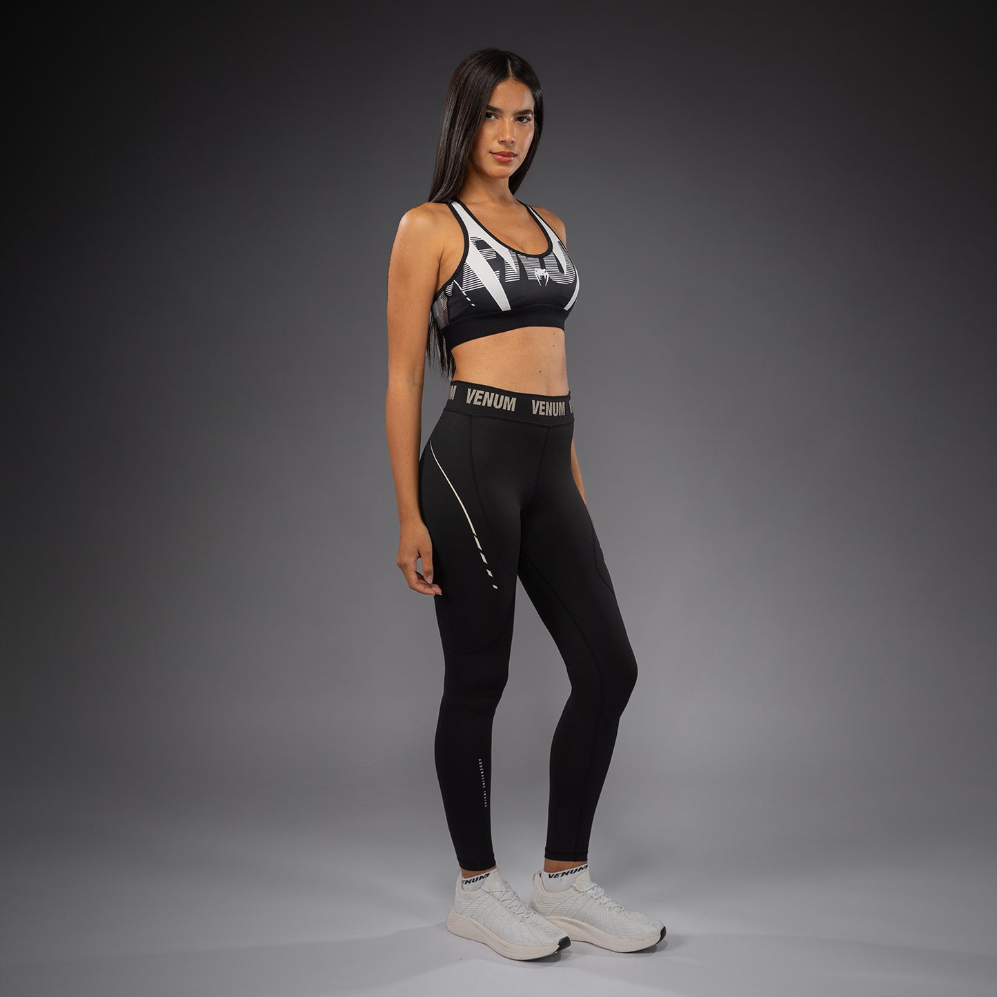 Venum Adrenaline Leggings da donna – Nero/Avorio