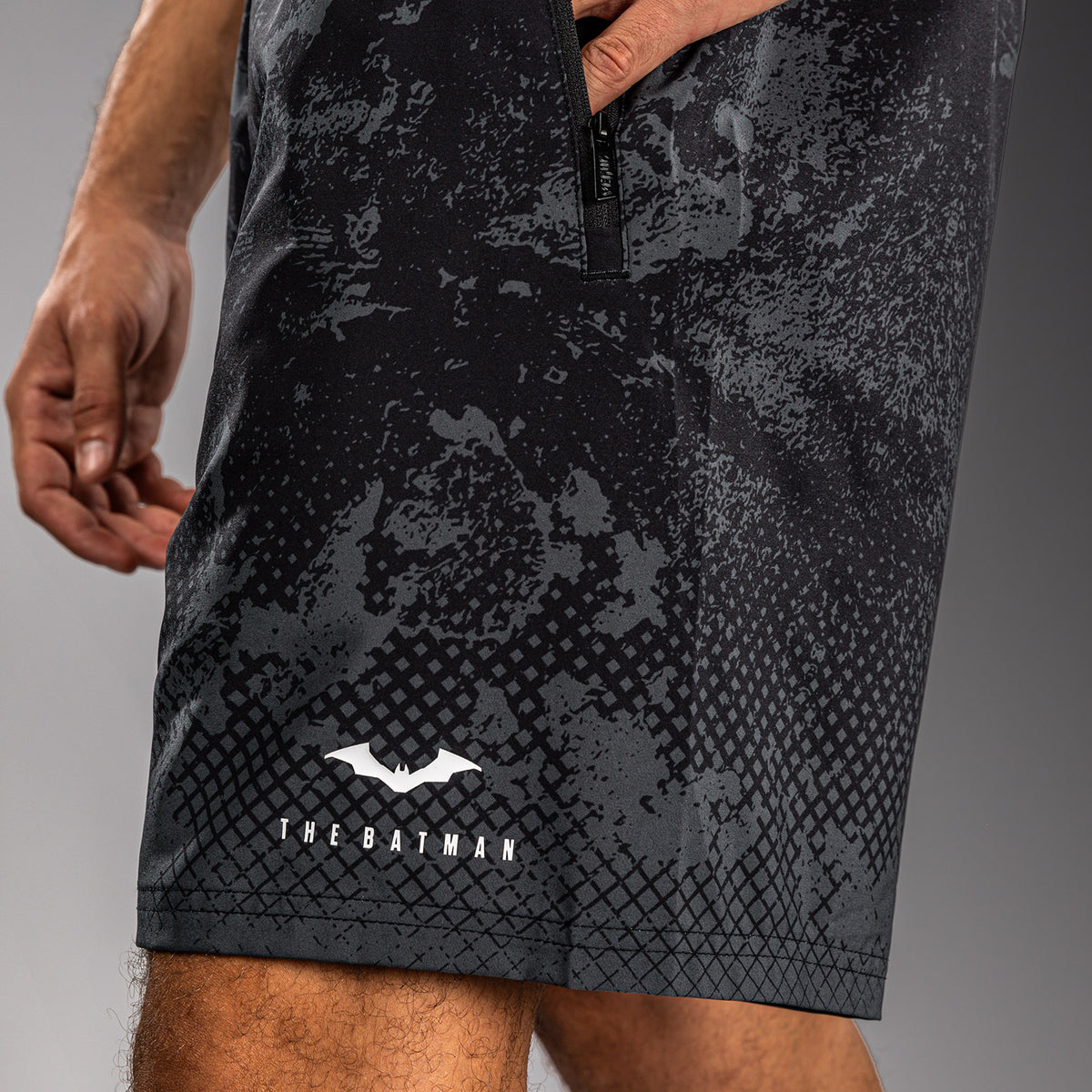 Venum x Batman Pantaloncini da allenamento - Nero/Grigio/Bianco