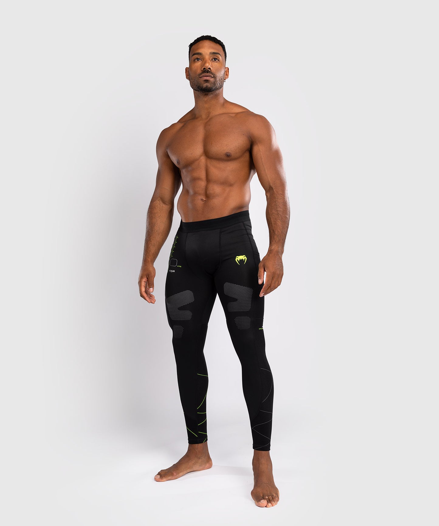 Venum Training Camp 4.0 Spats - Nero/Verde chiaro