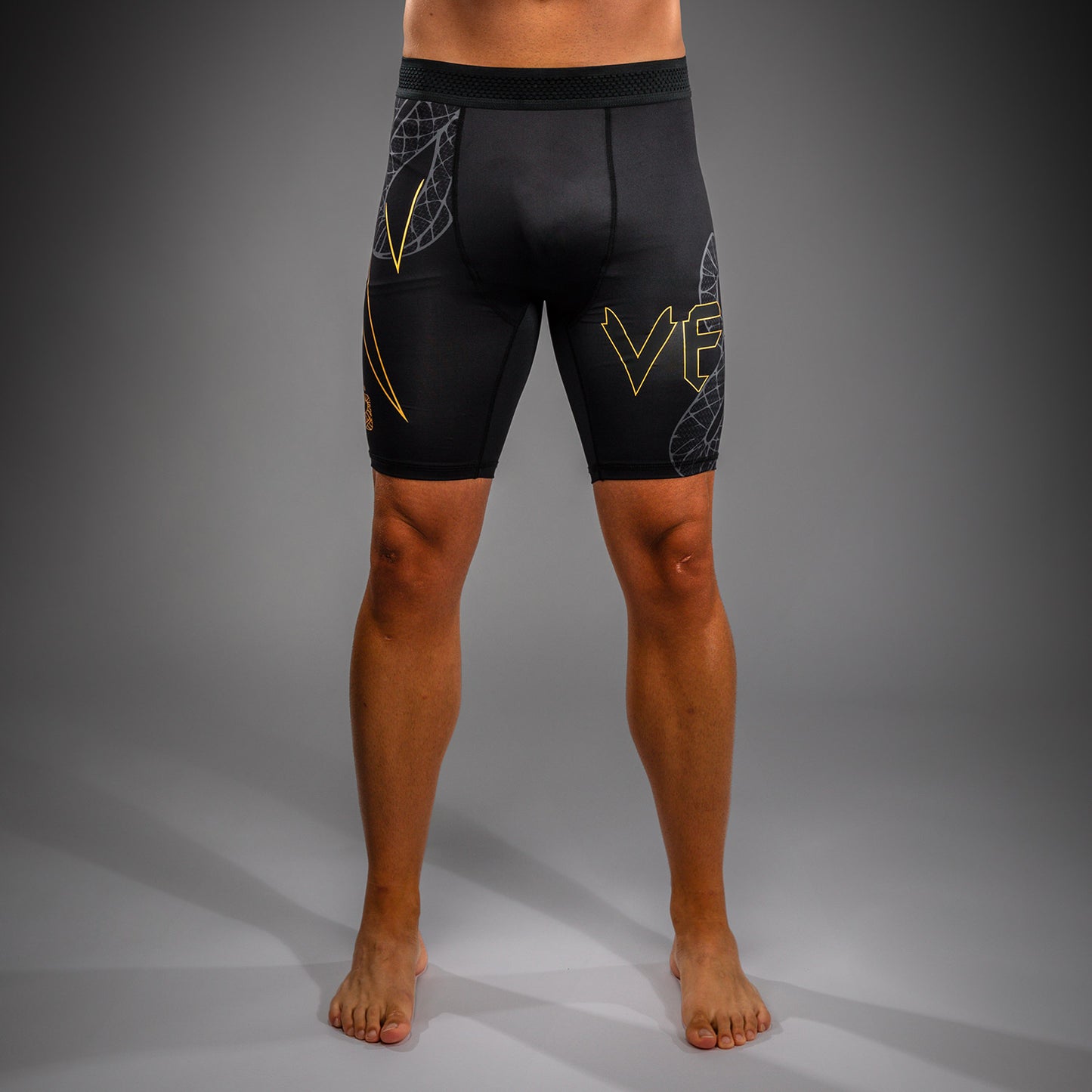 Venum Serpenti Pantaloncini Vale Tudo – Nero/Argento/Oro