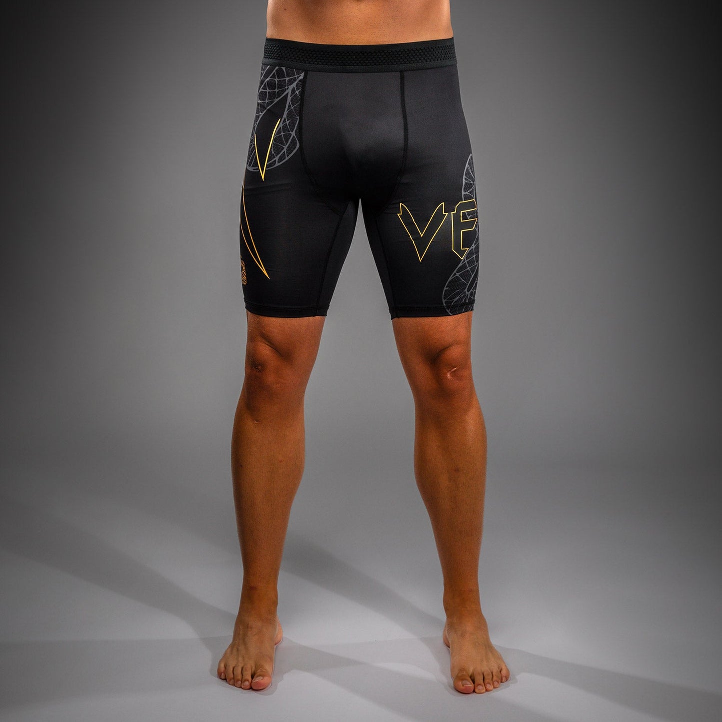 Venum Serpenti Pantaloncini Vale Tudo – Nero/Argento/Oro