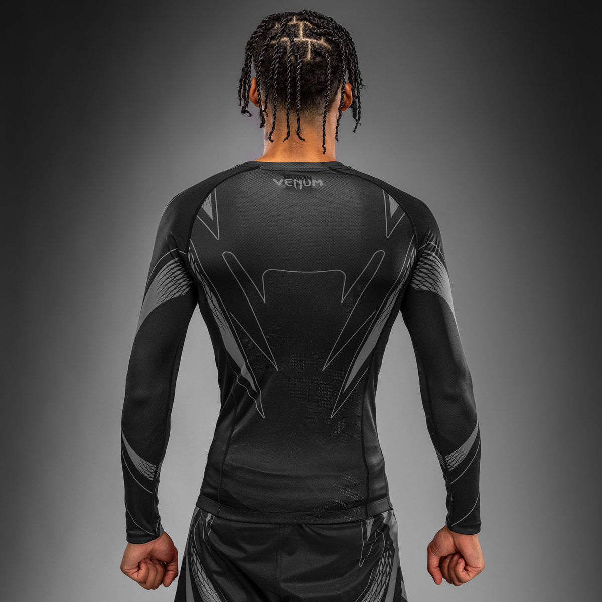 Venum Amazonia Reborn Maglia a compressione a maniche lunghe - Nero/Grigio