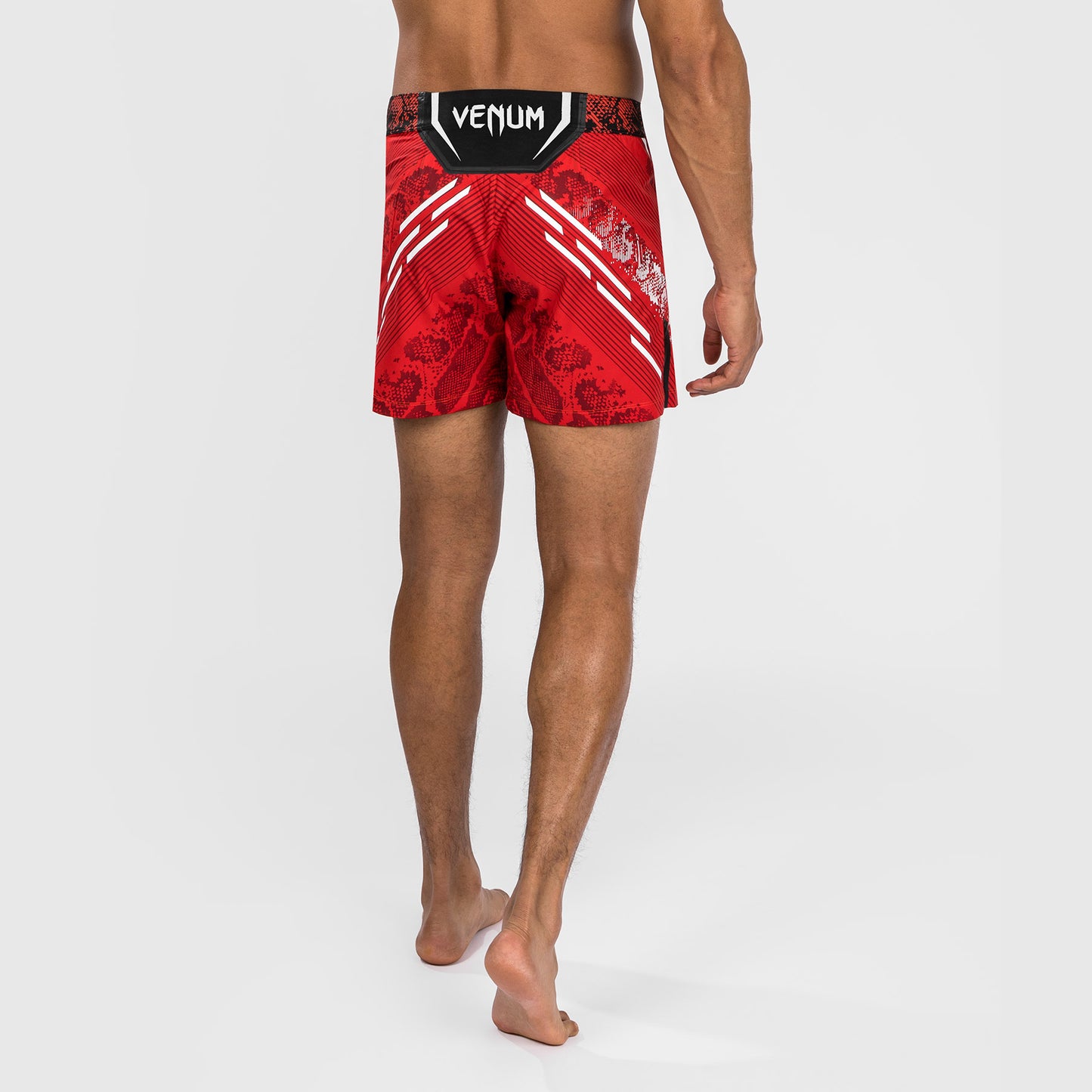 Pantaloncini da combattimento UFC Adrenaline by Venum personalizzati Authentic Fight Night Uomo - Short Fit – Rosso